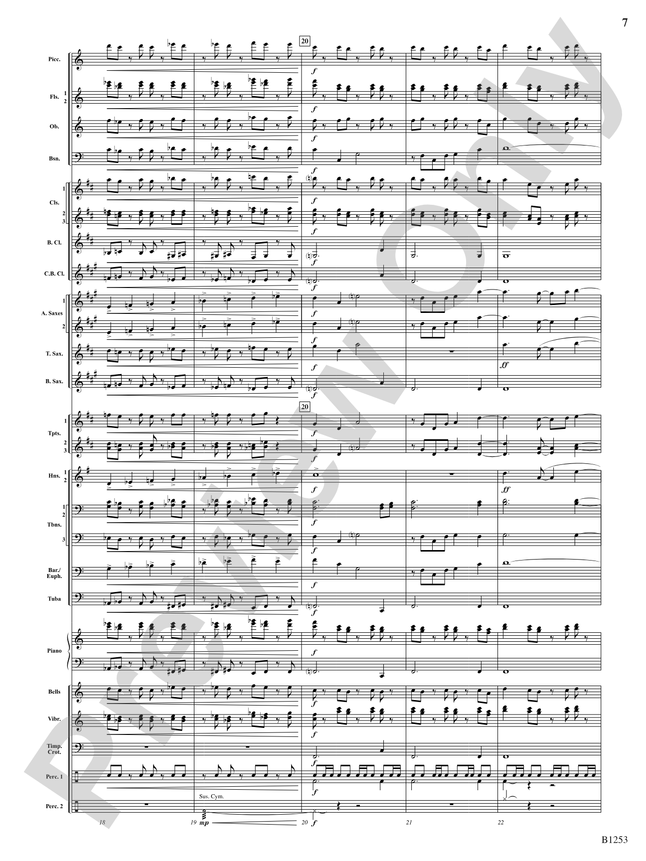 When Spirits Soar: Concert Band Conductor Score & Parts