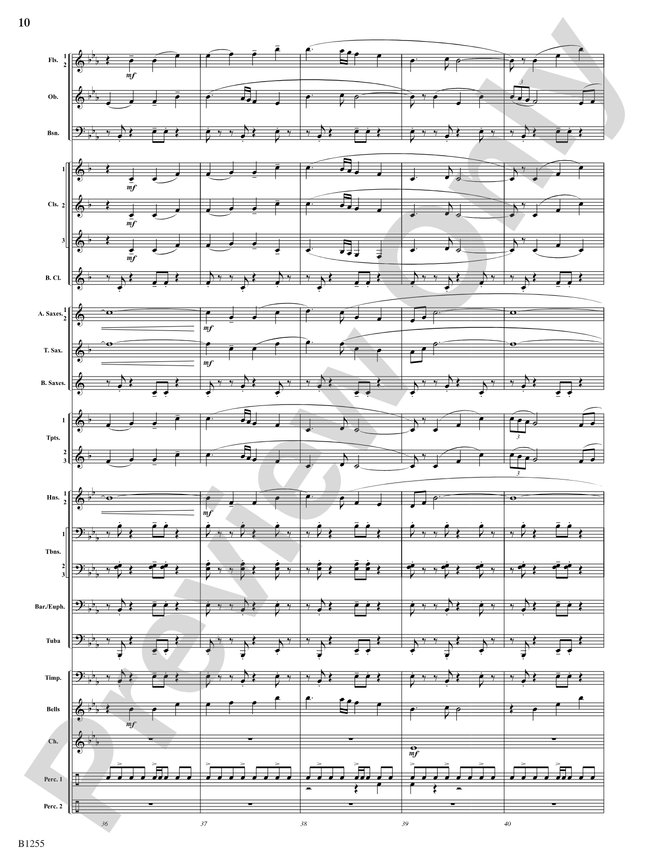 Sunchasers: Concert Band Conductor Score & Parts
