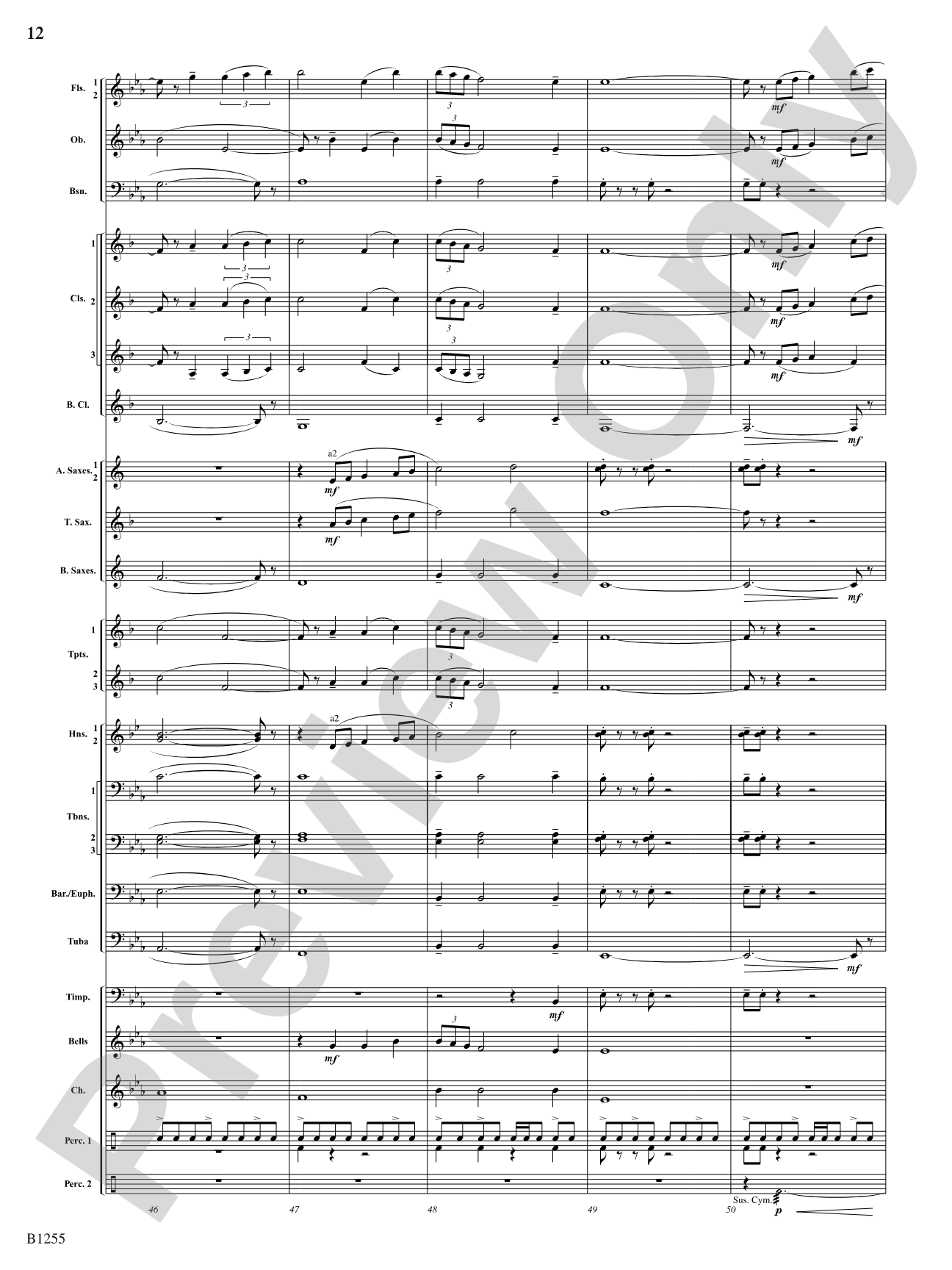 Sunchasers: Concert Band Conductor Score & Parts