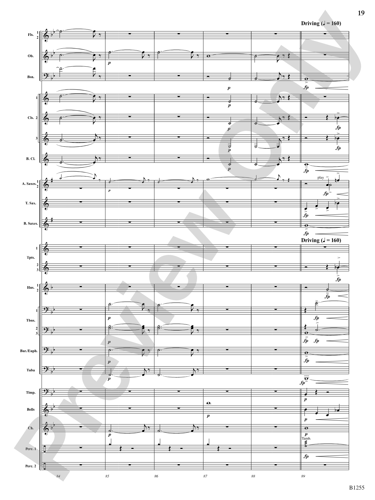 Sunchasers: Concert Band Conductor Score & Parts