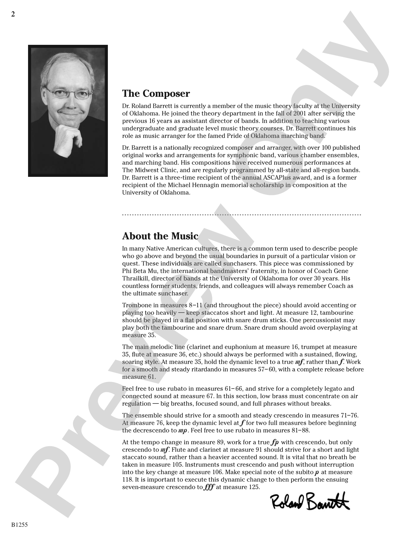 Sunchasers: Concert Band Conductor Score & Parts