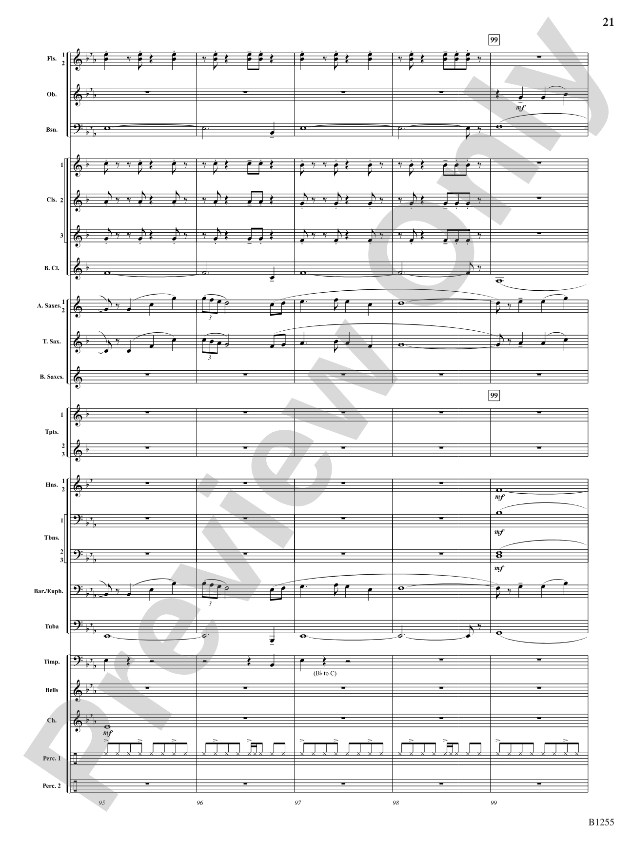 Sunchasers: Concert Band Conductor Score & Parts