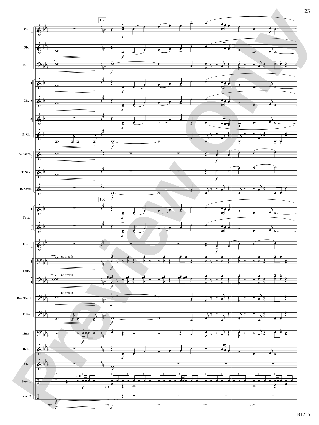 Sunchasers: Concert Band Conductor Score & Parts