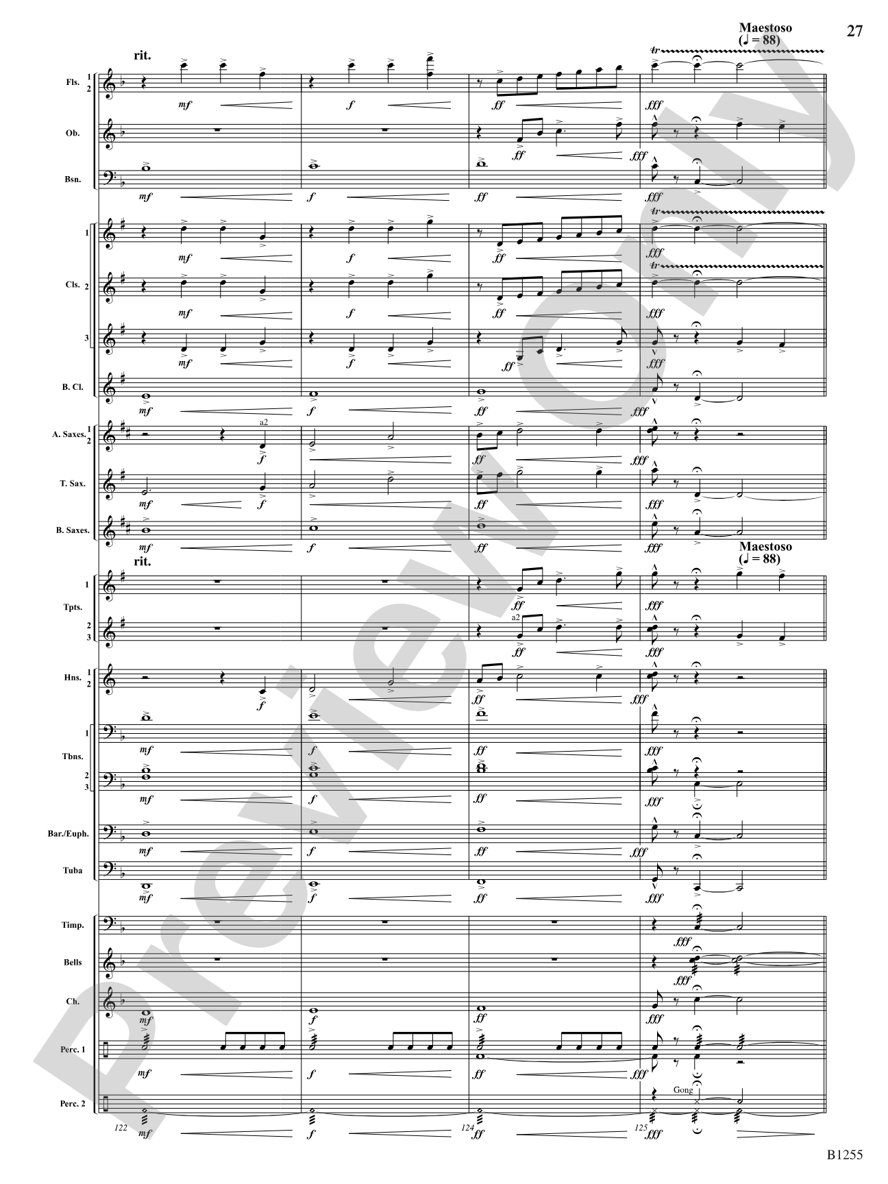 Sunchasers: Concert Band Conductor Score & Parts
