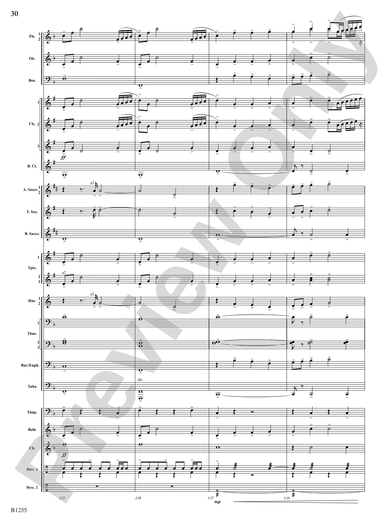 Sunchasers: Concert Band Conductor Score & Parts