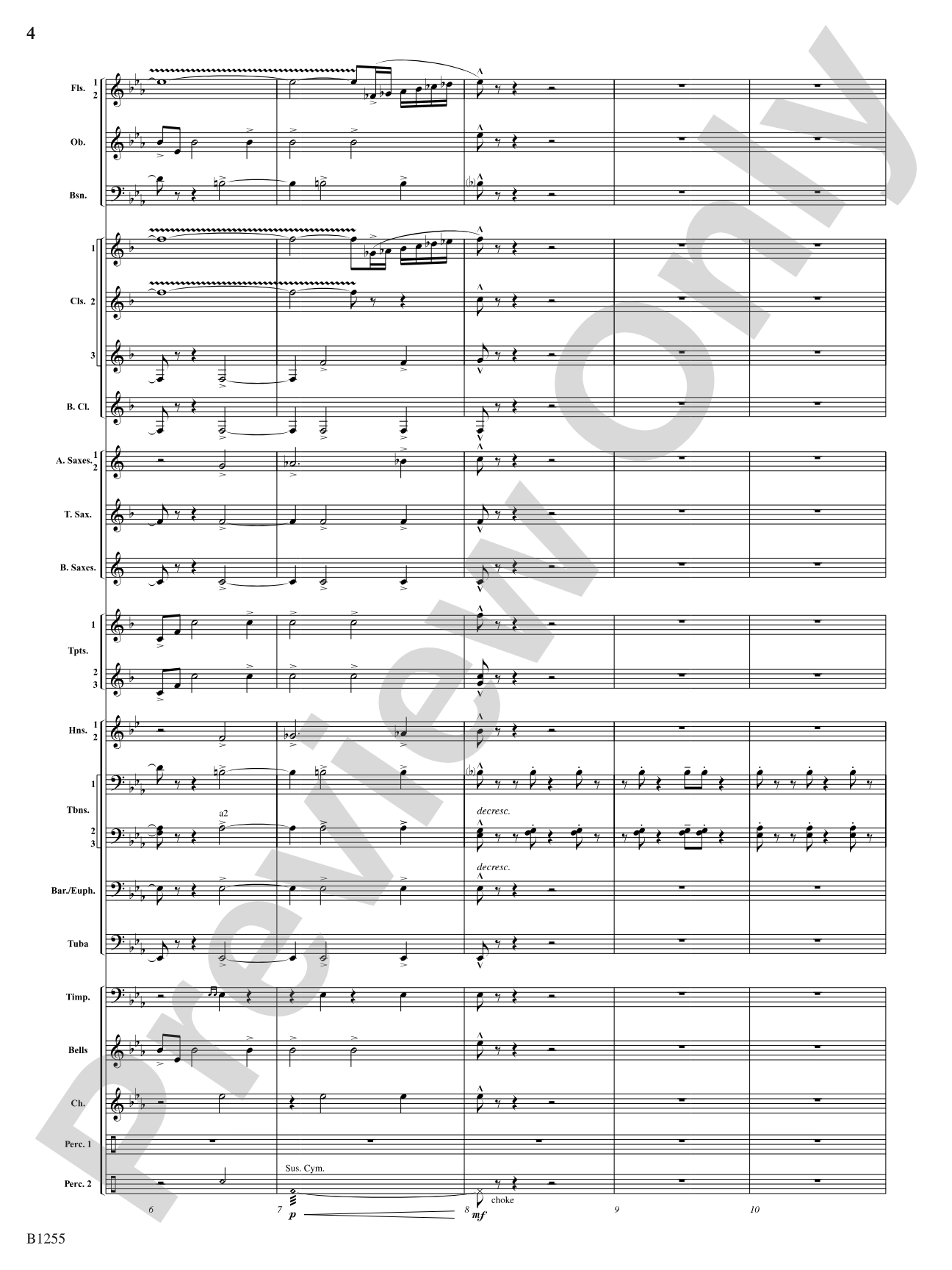 Sunchasers: Concert Band Conductor Score & Parts