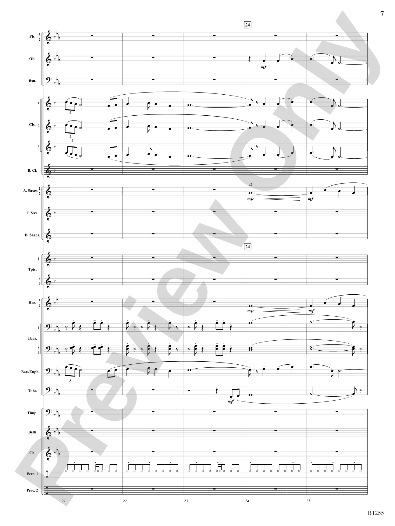 Sunchasers: Concert Band Conductor Score & Parts