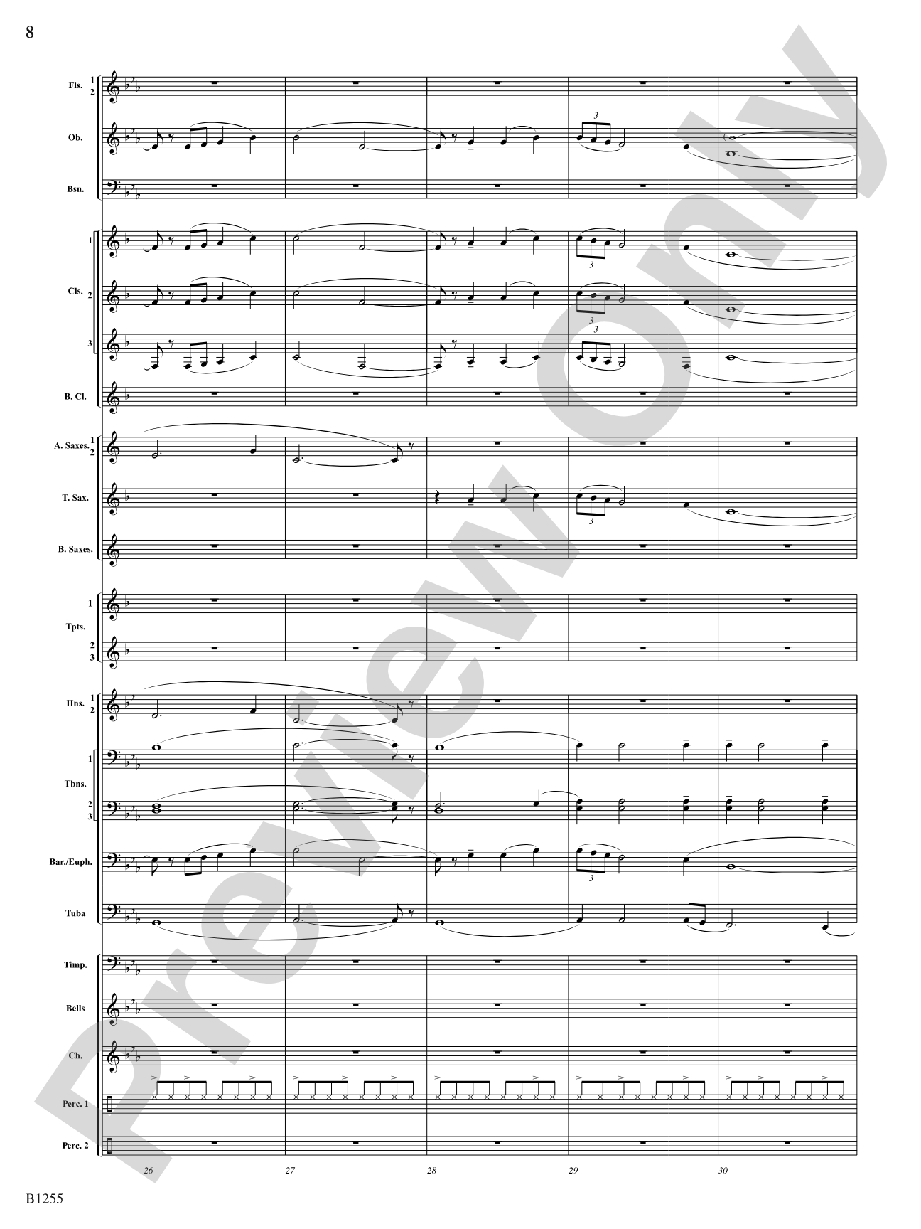 Sunchasers: Concert Band Conductor Score & Parts