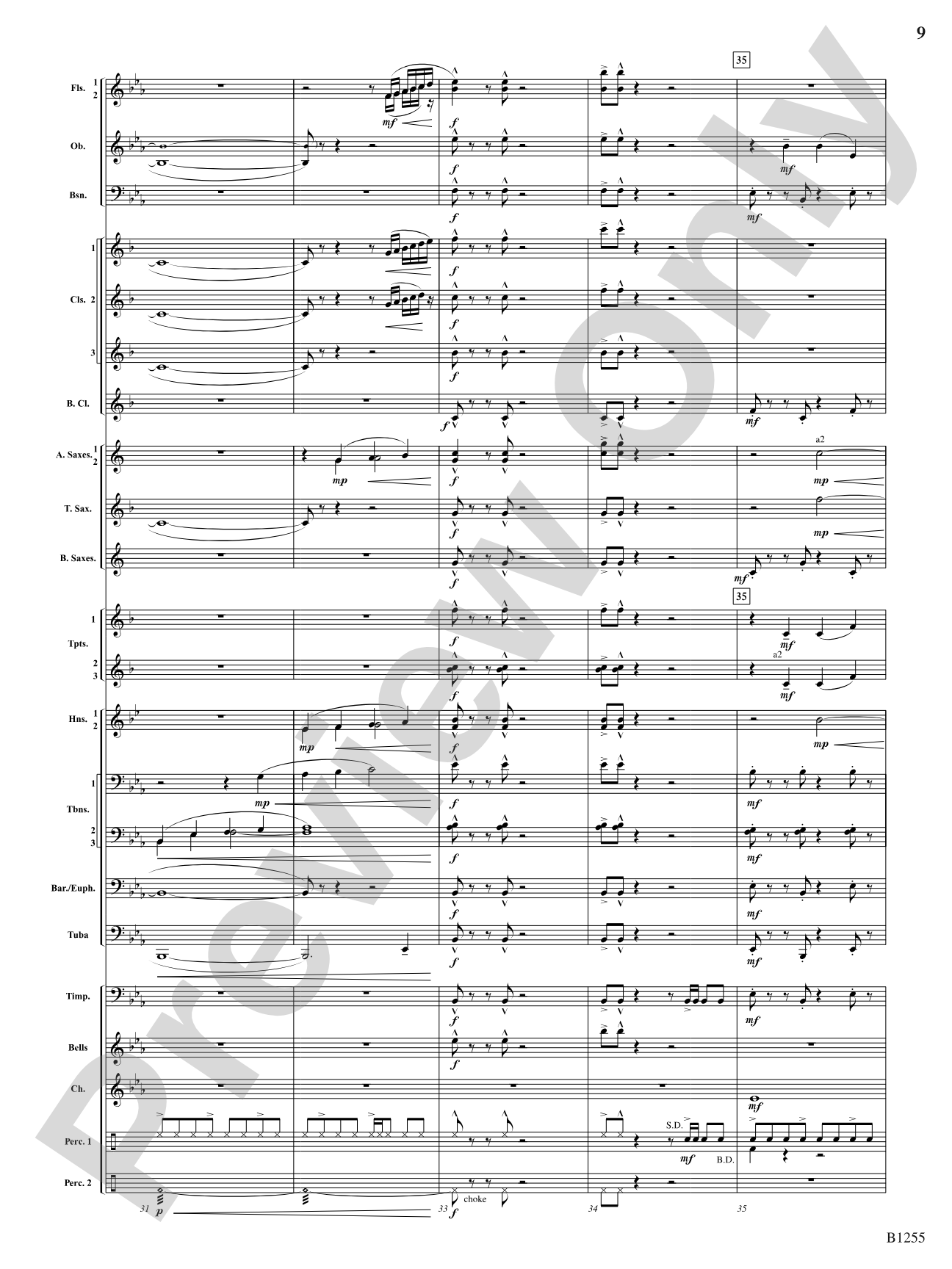 Sunchasers: Concert Band Conductor Score & Parts
