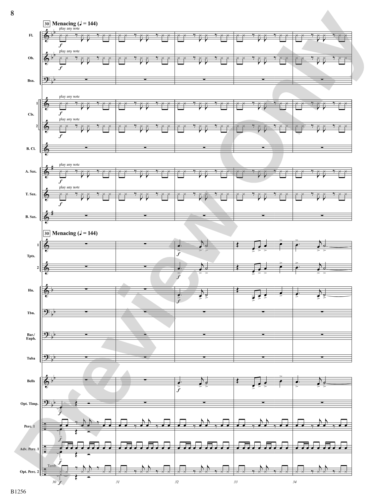 Kilauea (The Volcano's Fury): Concert Band Conductor Score & Parts