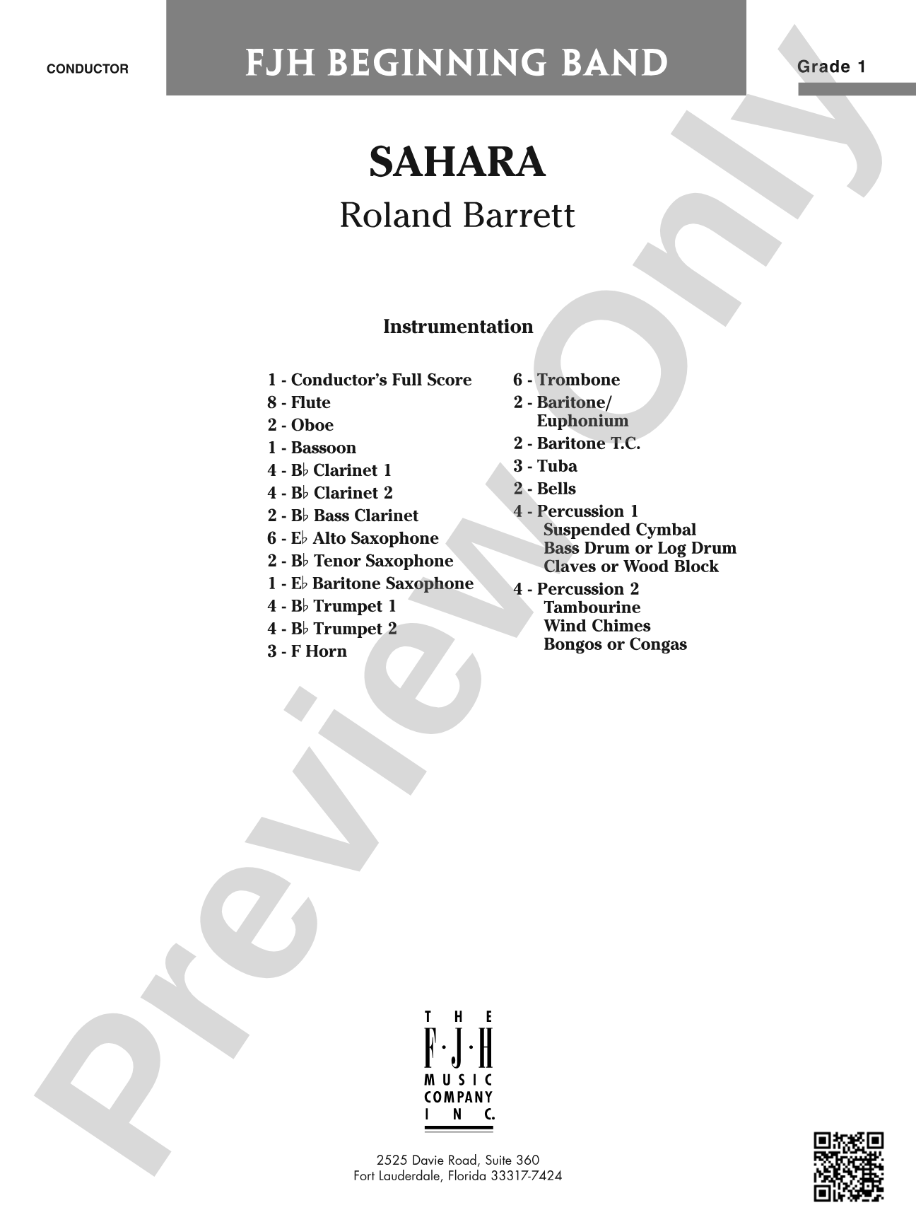 Sahara: Score
