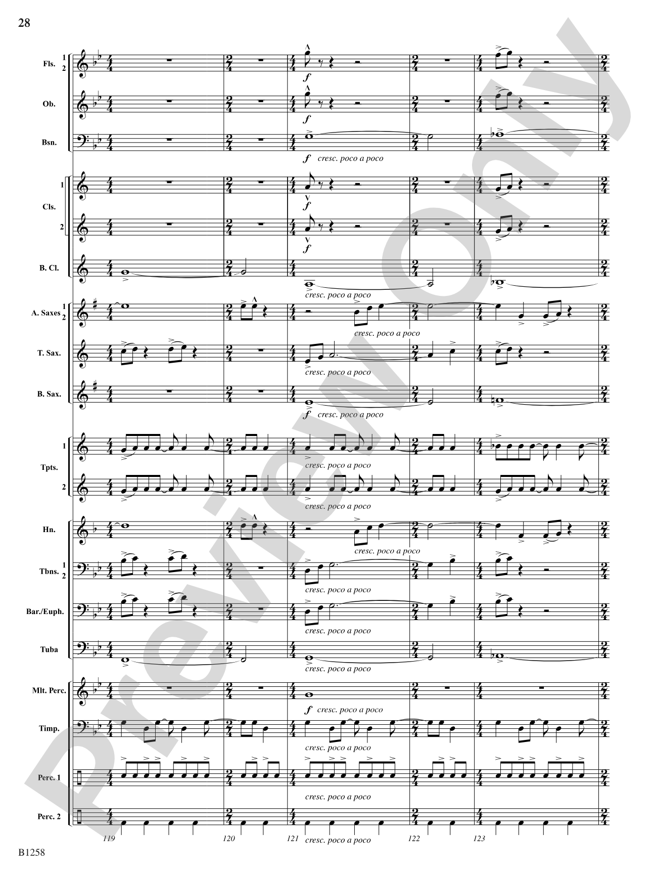 Of Wizards and Warriors: Concert Band Conductor Score & Parts