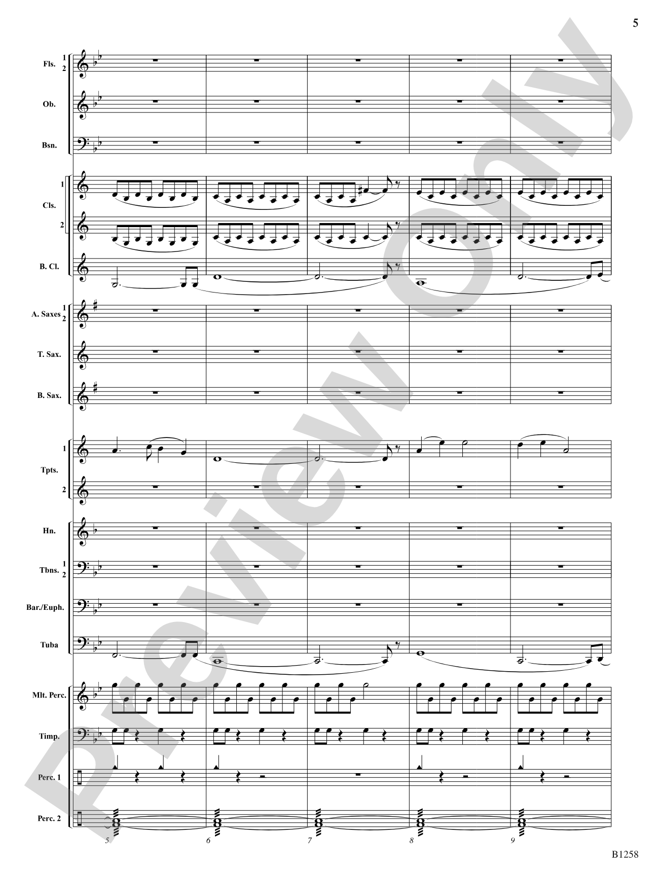 Of Wizards and Warriors: Concert Band Conductor Score & Parts