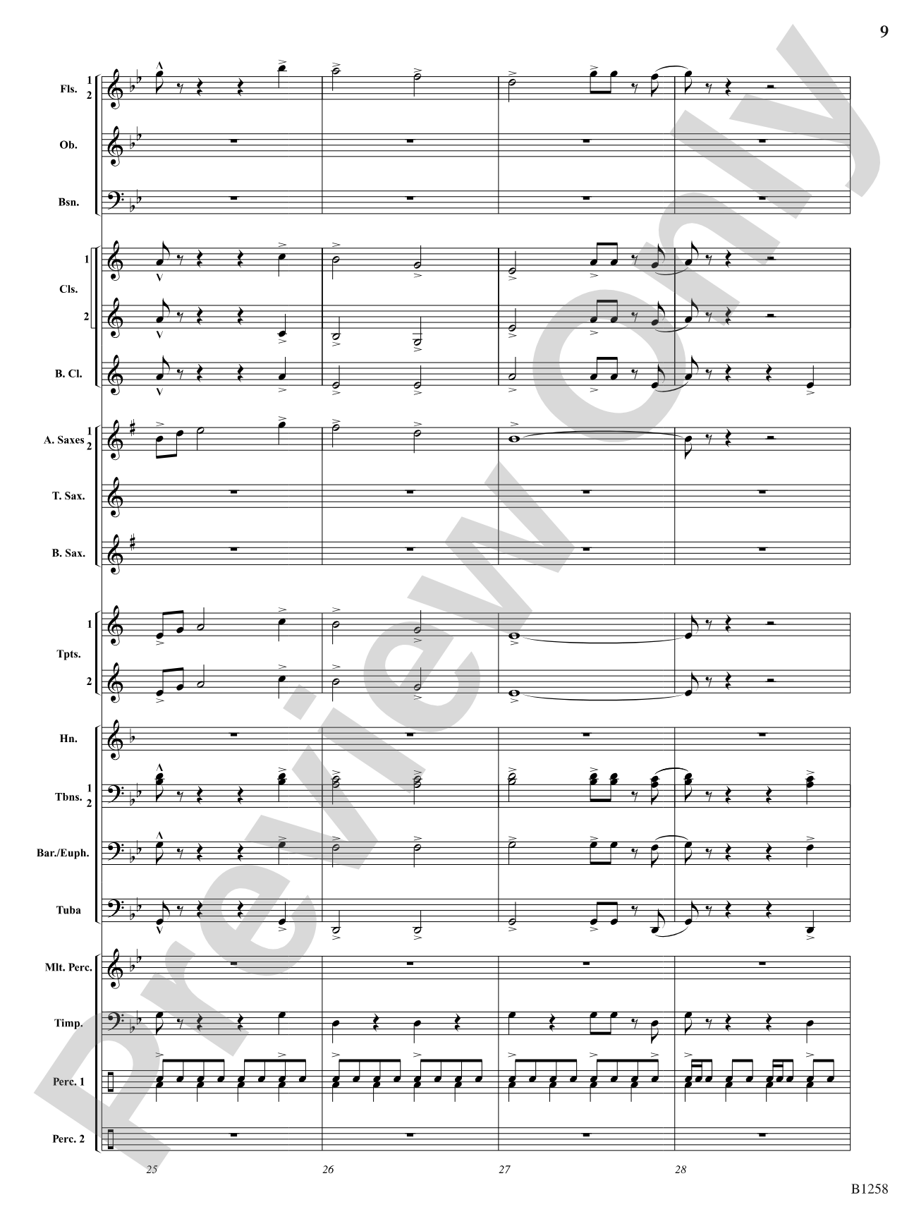 Of Wizards and Warriors: Concert Band Conductor Score & Parts
