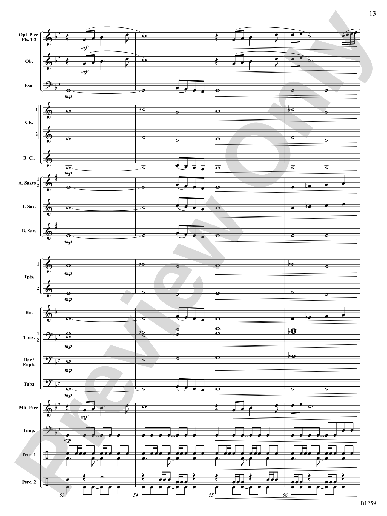 Chant and Savage Dance: Concert Band Conductor Score & Parts