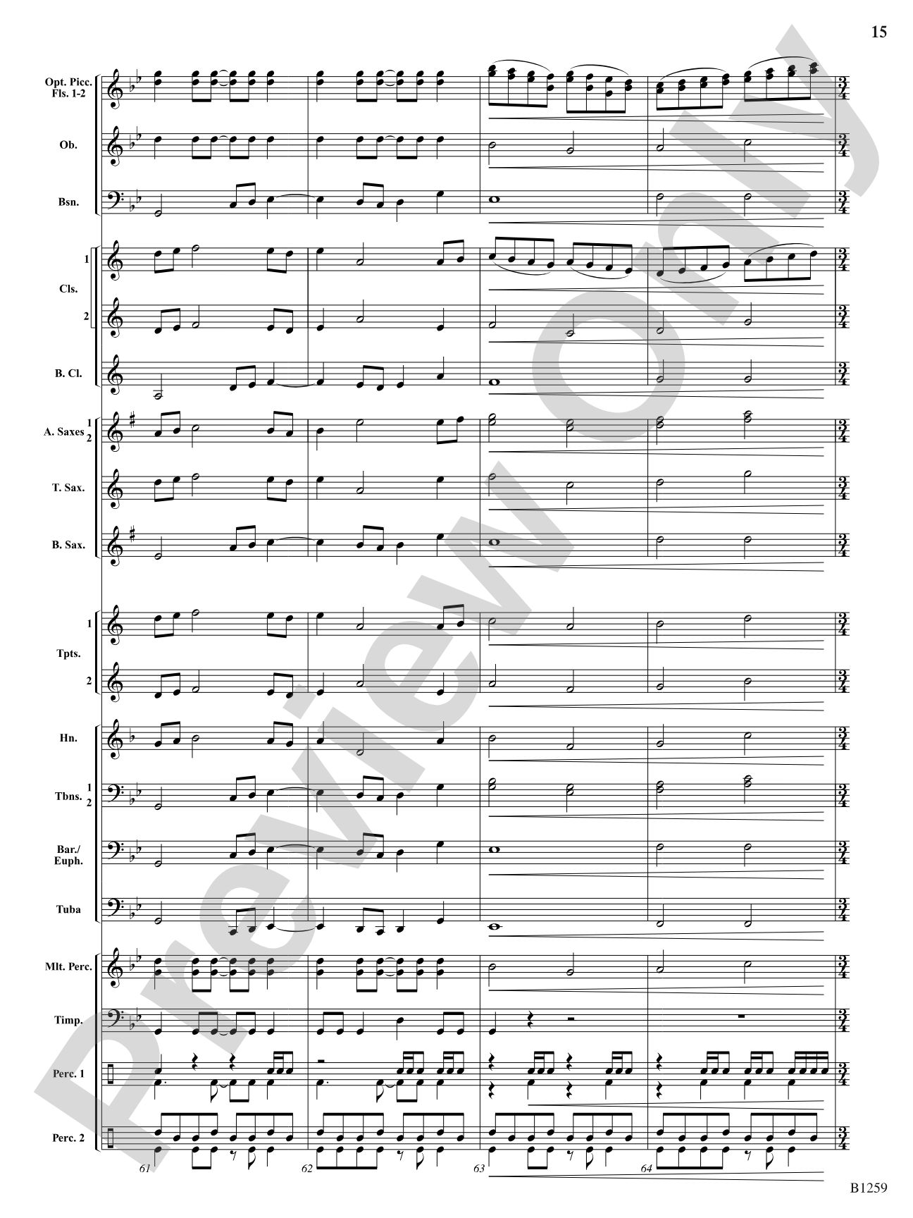 Chant and Savage Dance: Concert Band Conductor Score & Parts