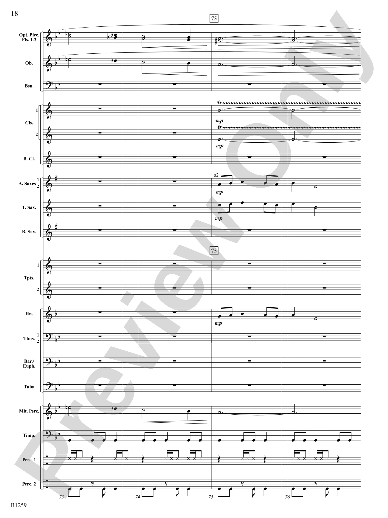 Chant and Savage Dance: Concert Band Conductor Score & Parts