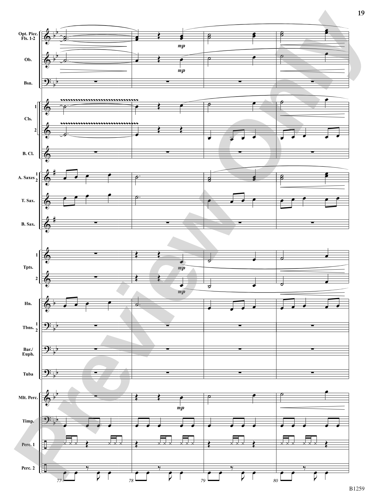 Chant and Savage Dance: Concert Band Conductor Score & Parts