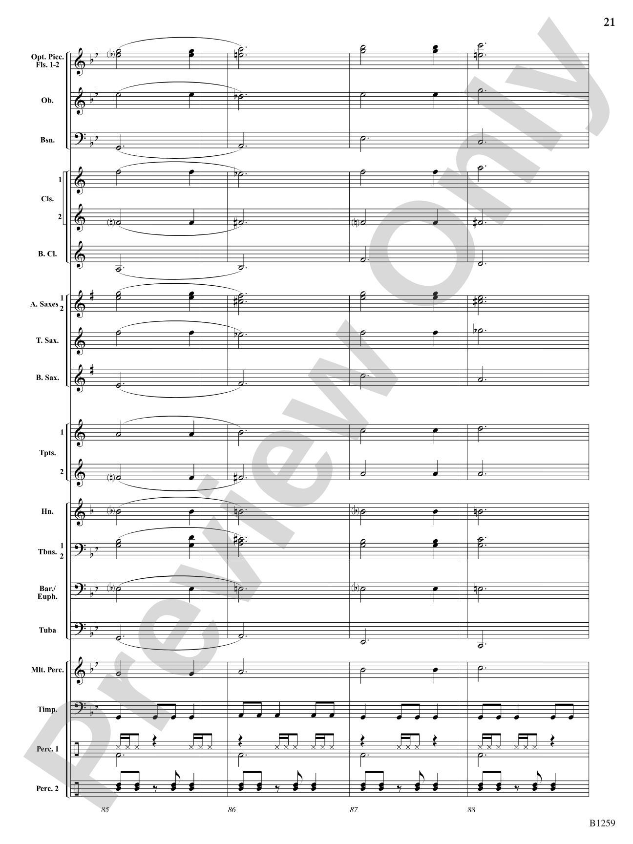 Chant and Savage Dance: Concert Band Conductor Score & Parts