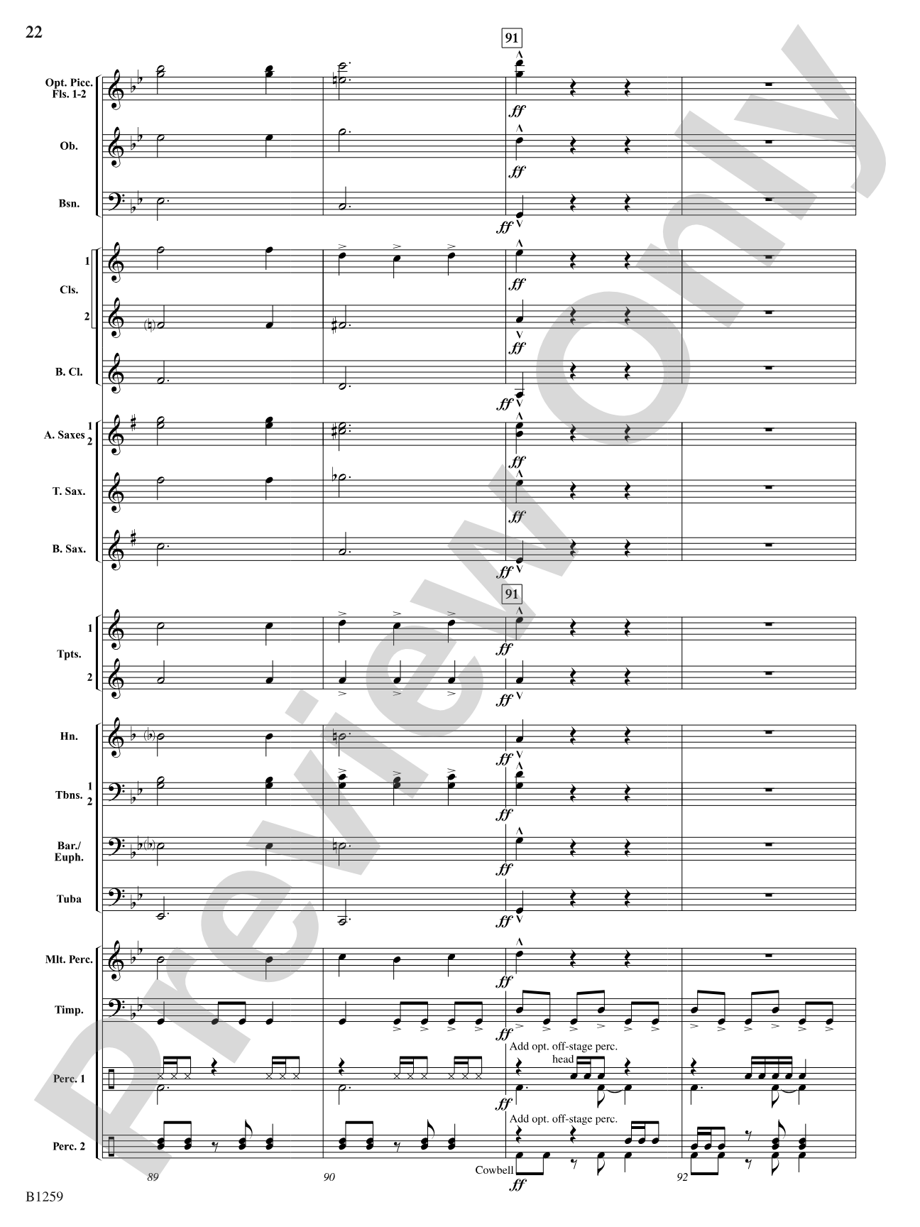 Chant and Savage Dance: Concert Band Conductor Score & Parts