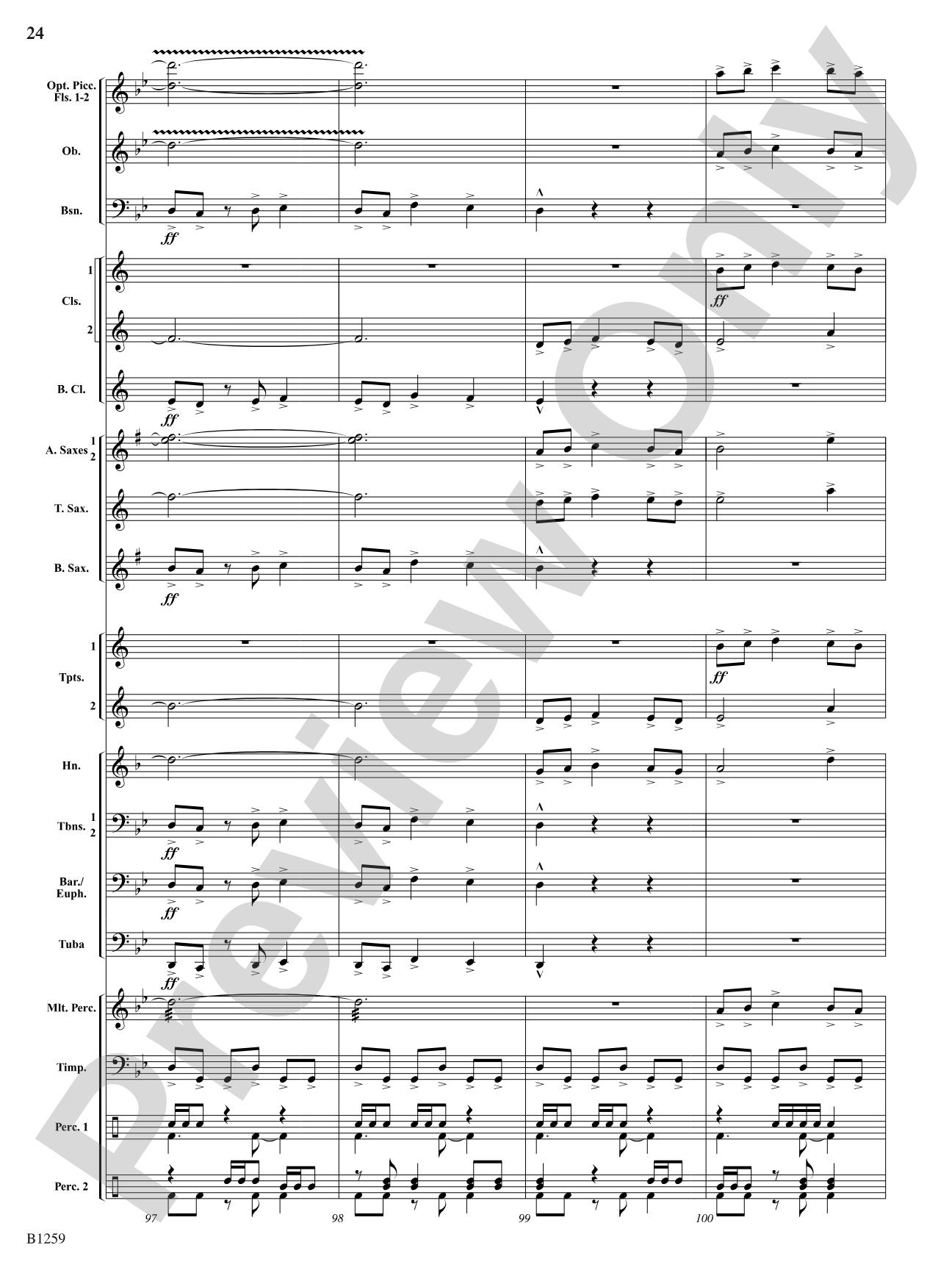 Chant and Savage Dance: Concert Band Conductor Score & Parts