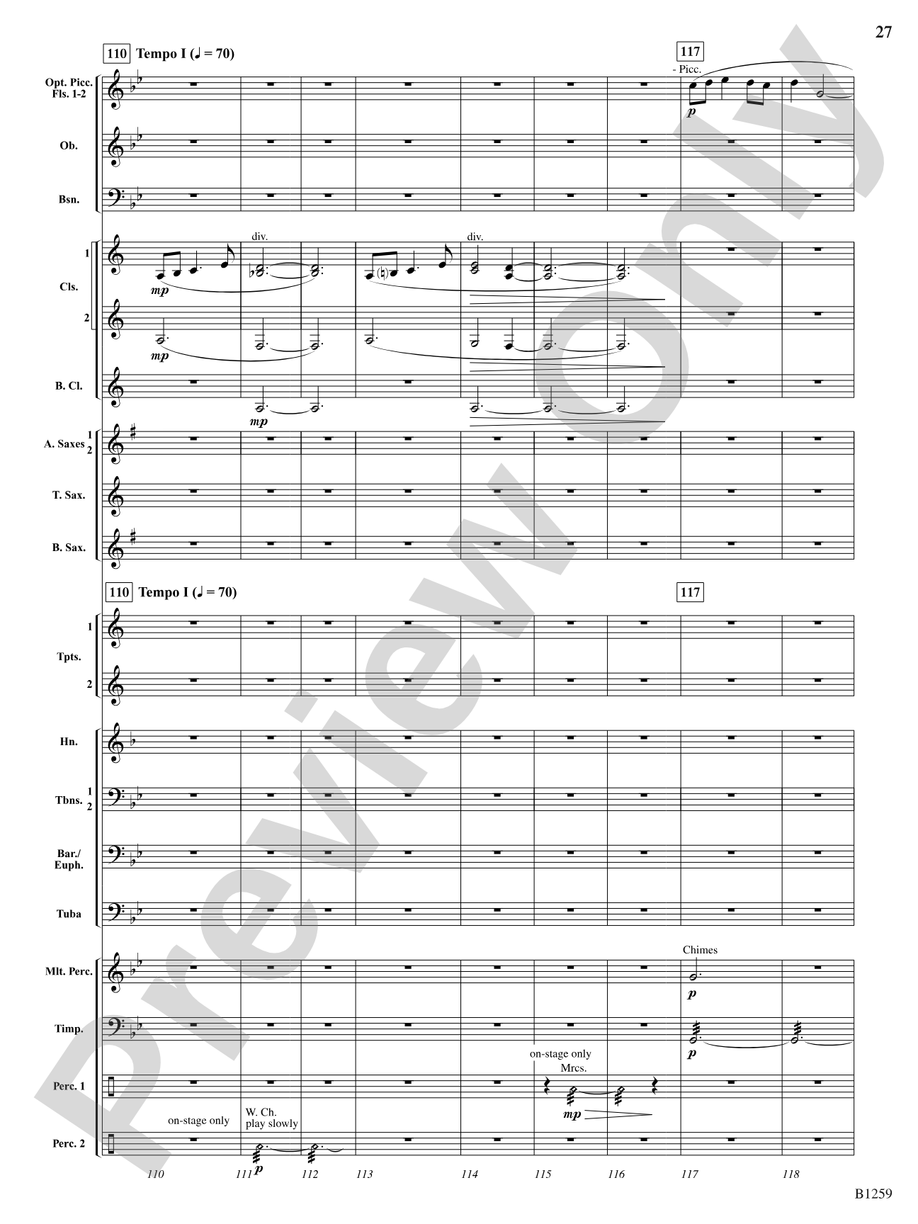 Chant and Savage Dance: Concert Band Conductor Score & Parts