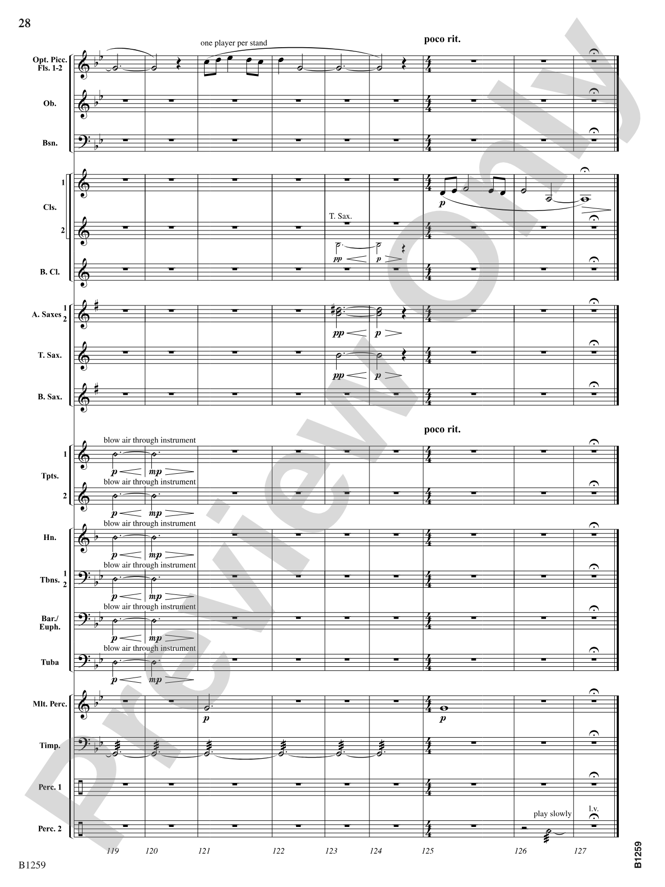 Chant and Savage Dance: Concert Band Conductor Score & Parts