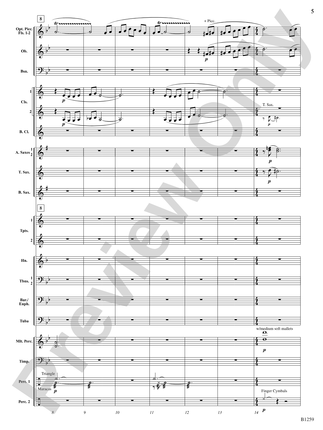 Chant and Savage Dance: Concert Band Conductor Score & Parts