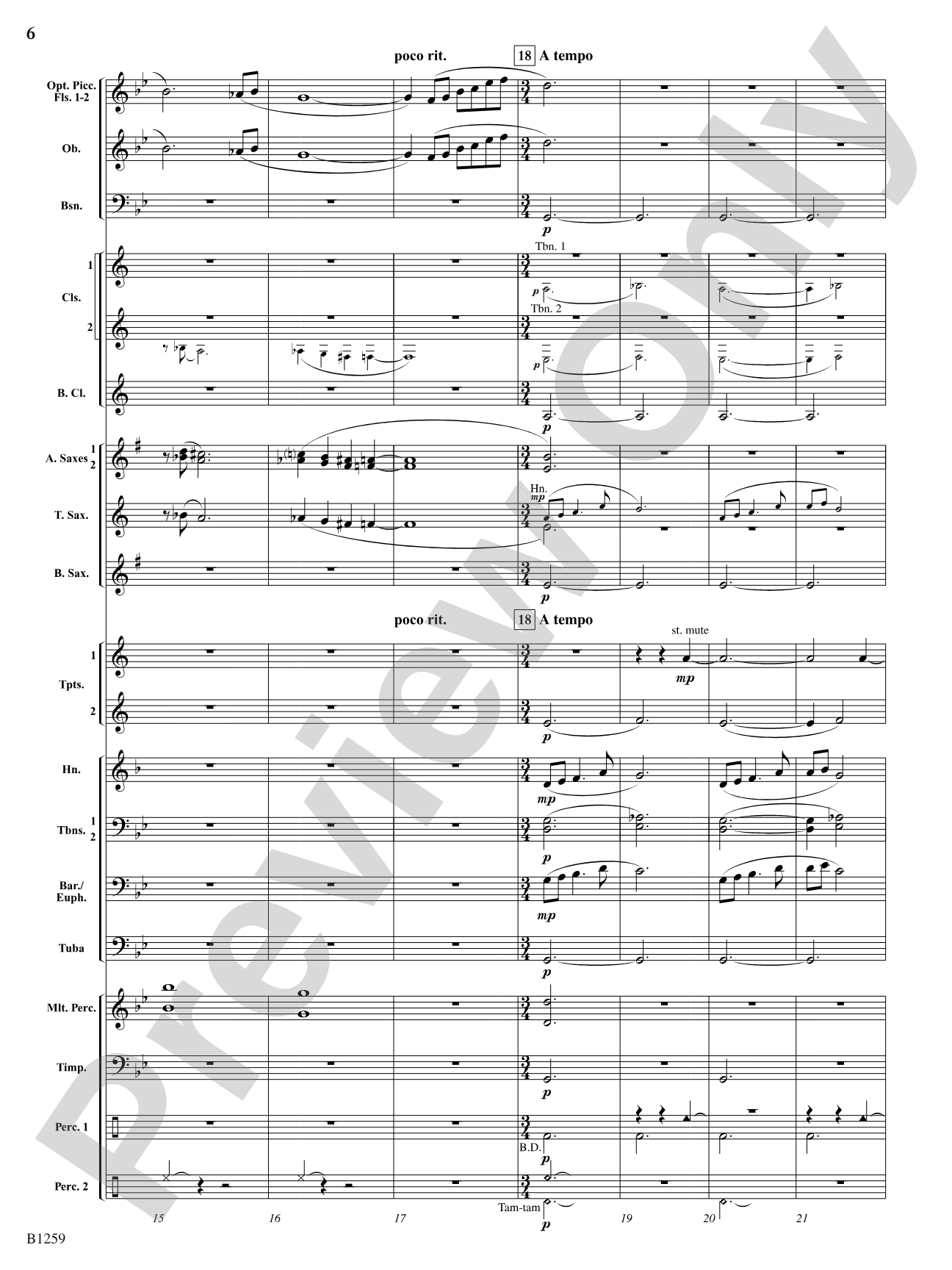 Chant and Savage Dance: Concert Band Conductor Score & Parts