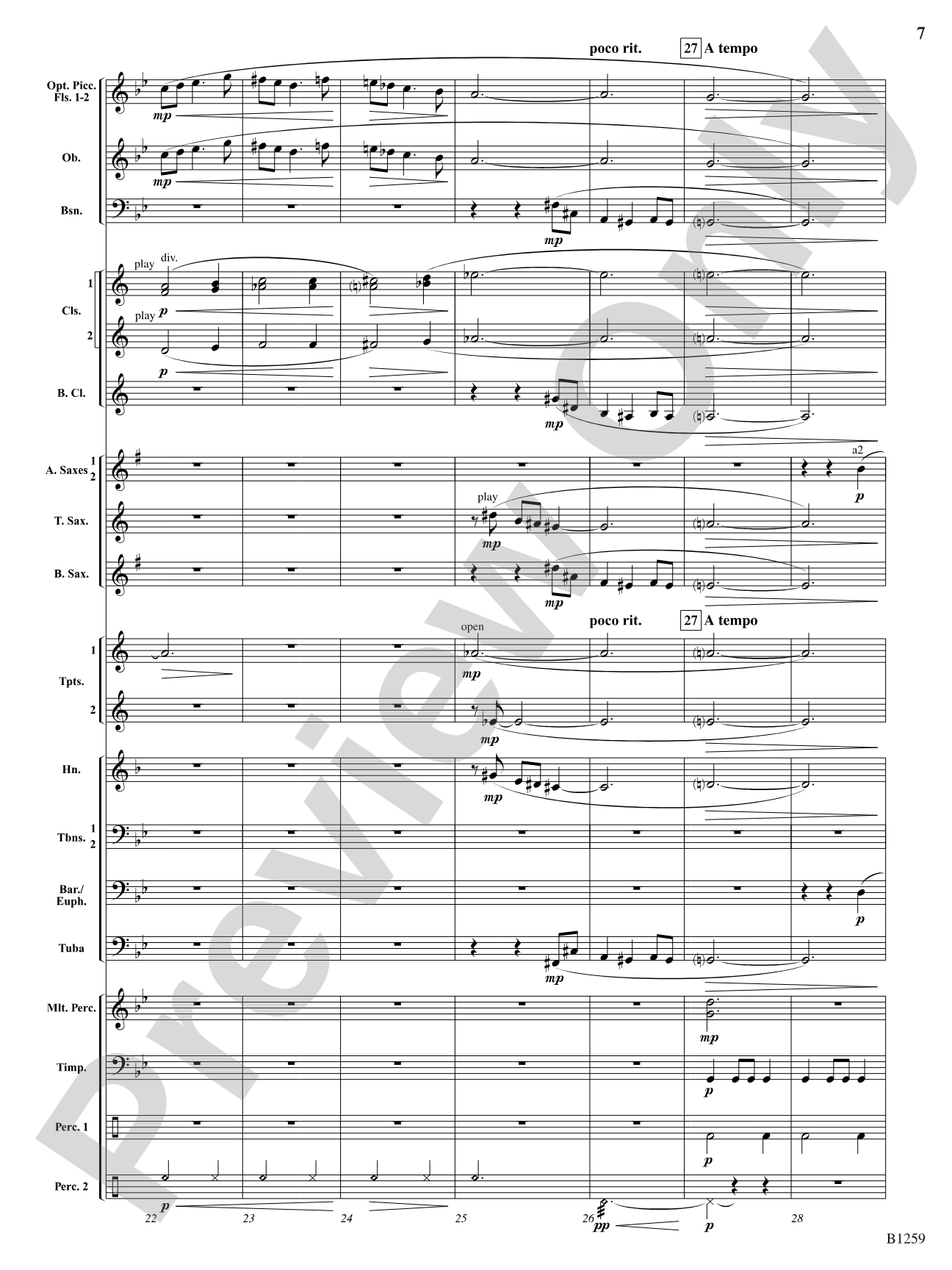 Chant and Savage Dance: Concert Band Conductor Score & Parts