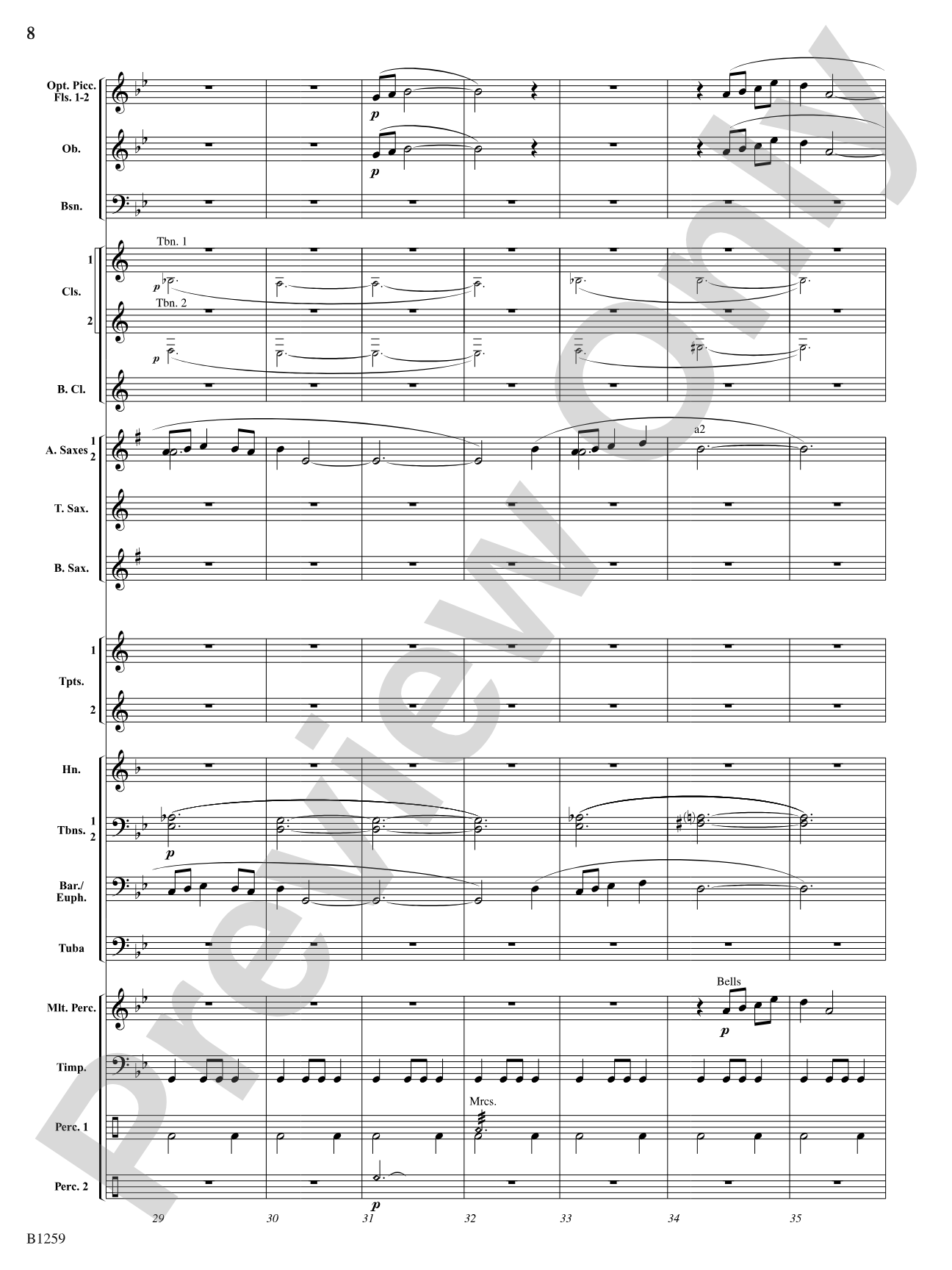 Chant and Savage Dance: Concert Band Conductor Score & Parts