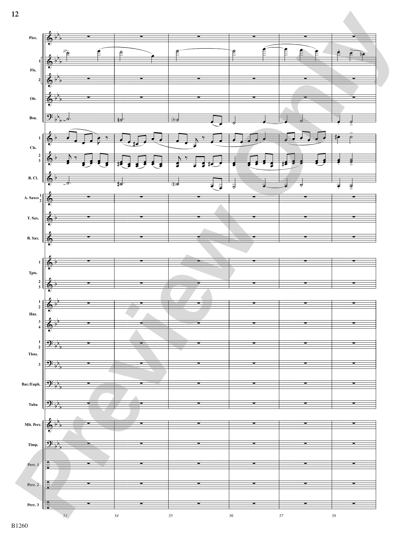 Revolution (Scherzo for Band): Concert Band Conductor Score & Parts