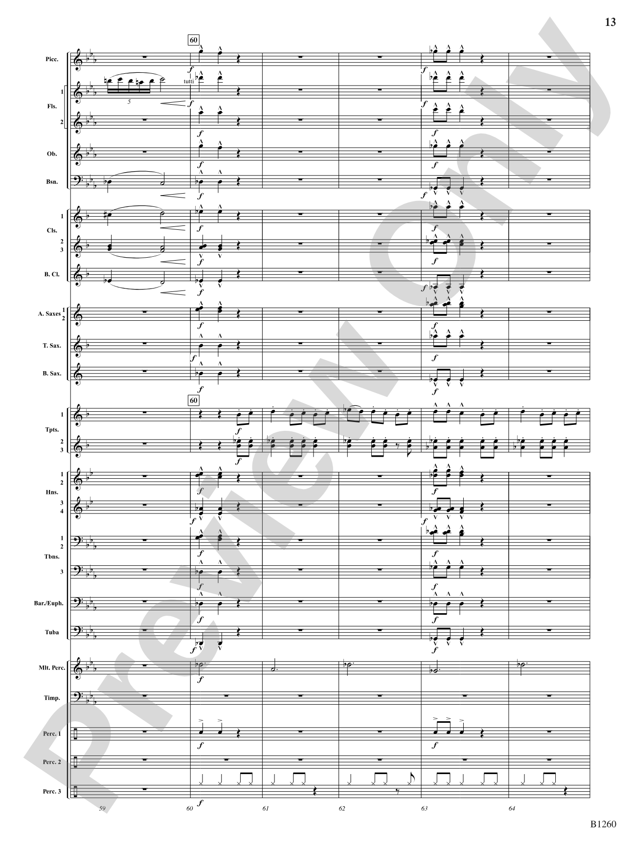 Revolution (Scherzo for Band): Concert Band Conductor Score & Parts