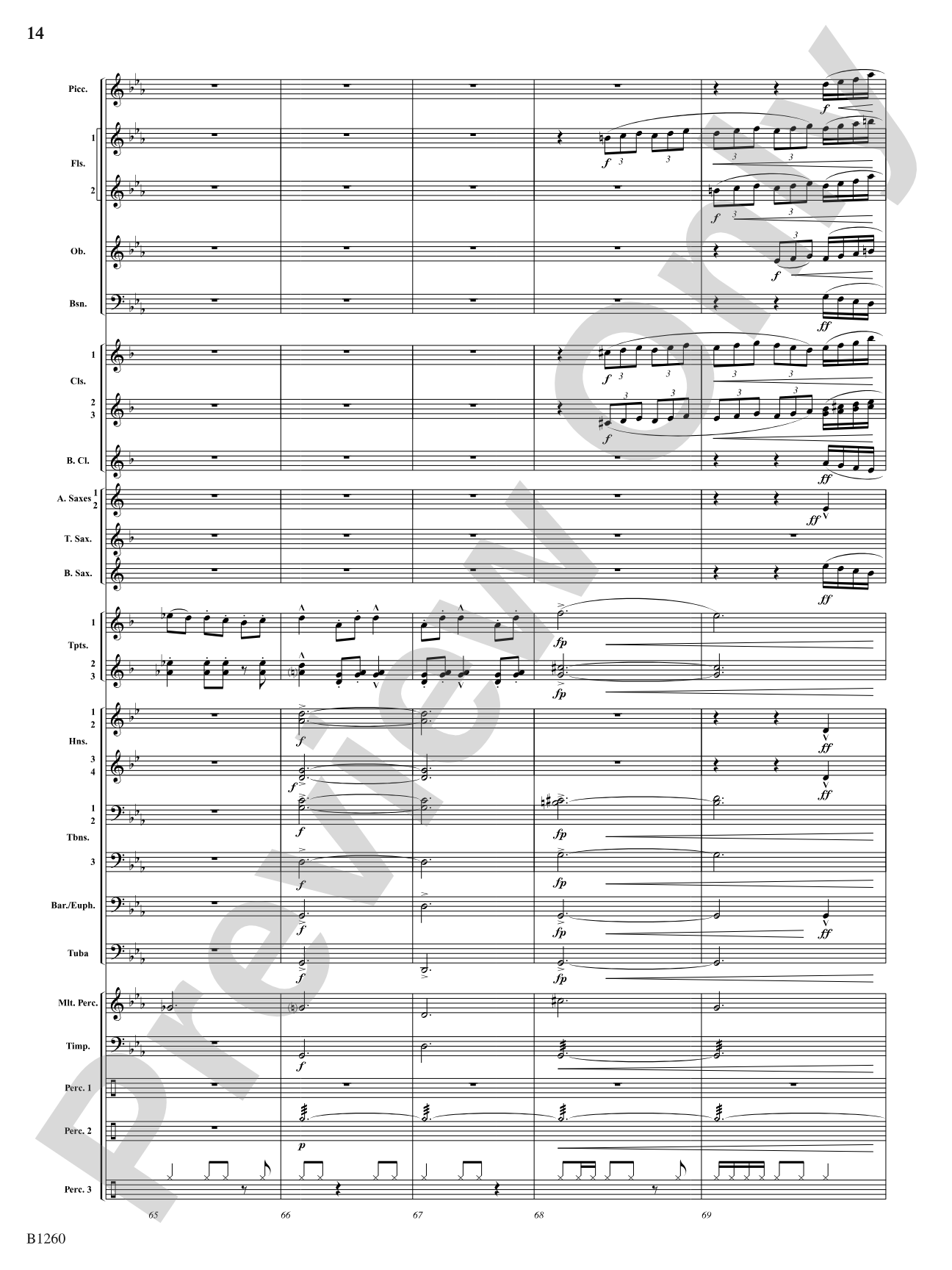 Revolution (Scherzo for Band): Concert Band Conductor Score & Parts