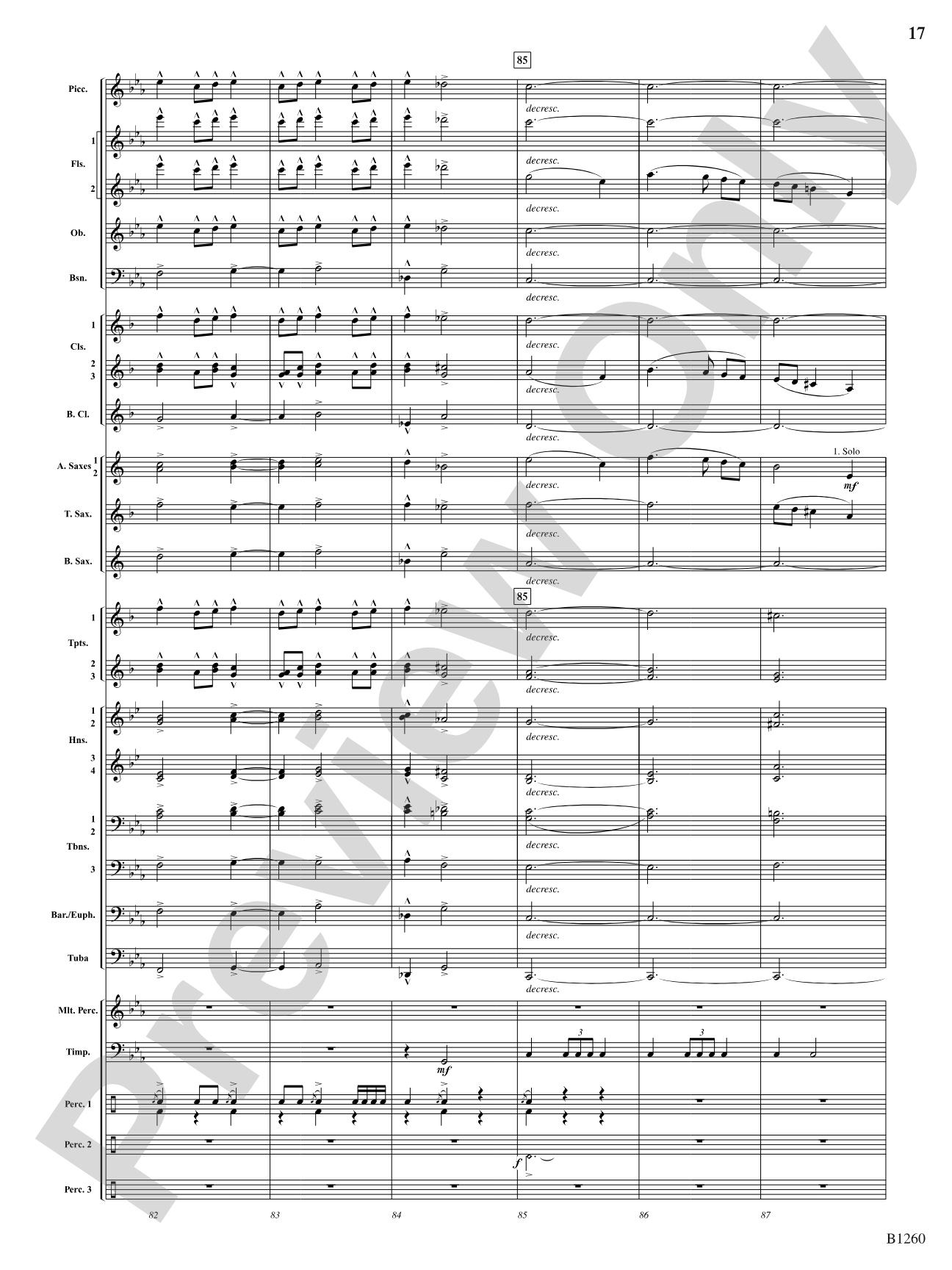 Revolution (Scherzo for Band): Concert Band Conductor Score & Parts