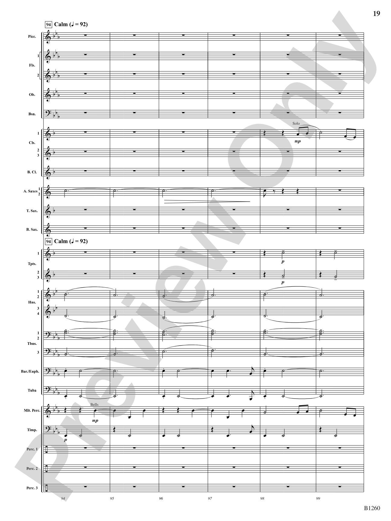Revolution (Scherzo for Band): Concert Band Conductor Score & Parts