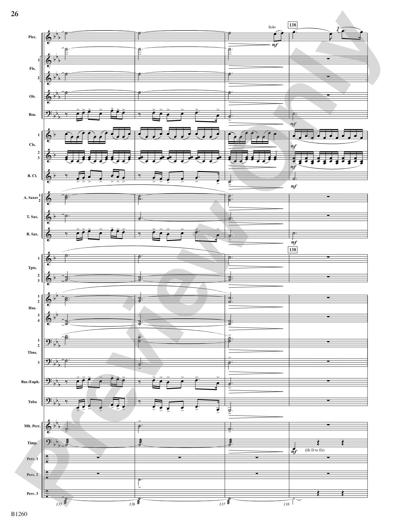 Revolution (Scherzo for Band): Concert Band Conductor Score & Parts