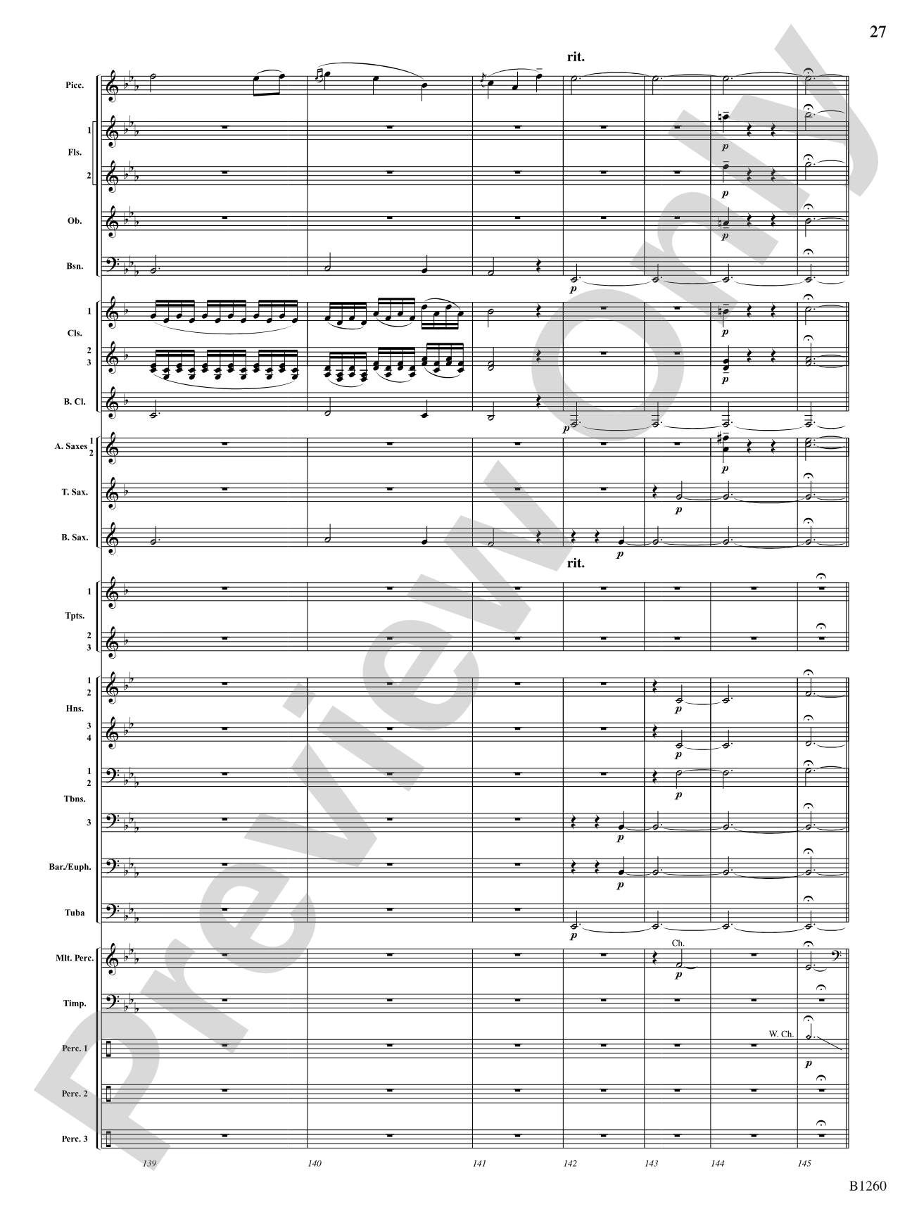 Revolution (Scherzo for Band): Concert Band Conductor Score & Parts