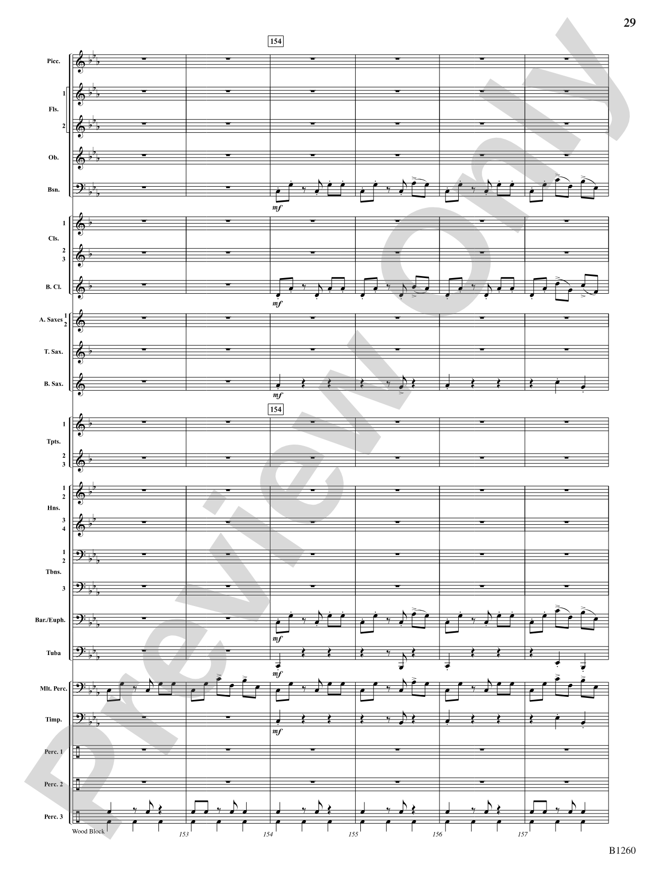 Revolution (Scherzo for Band): Concert Band Conductor Score & Parts