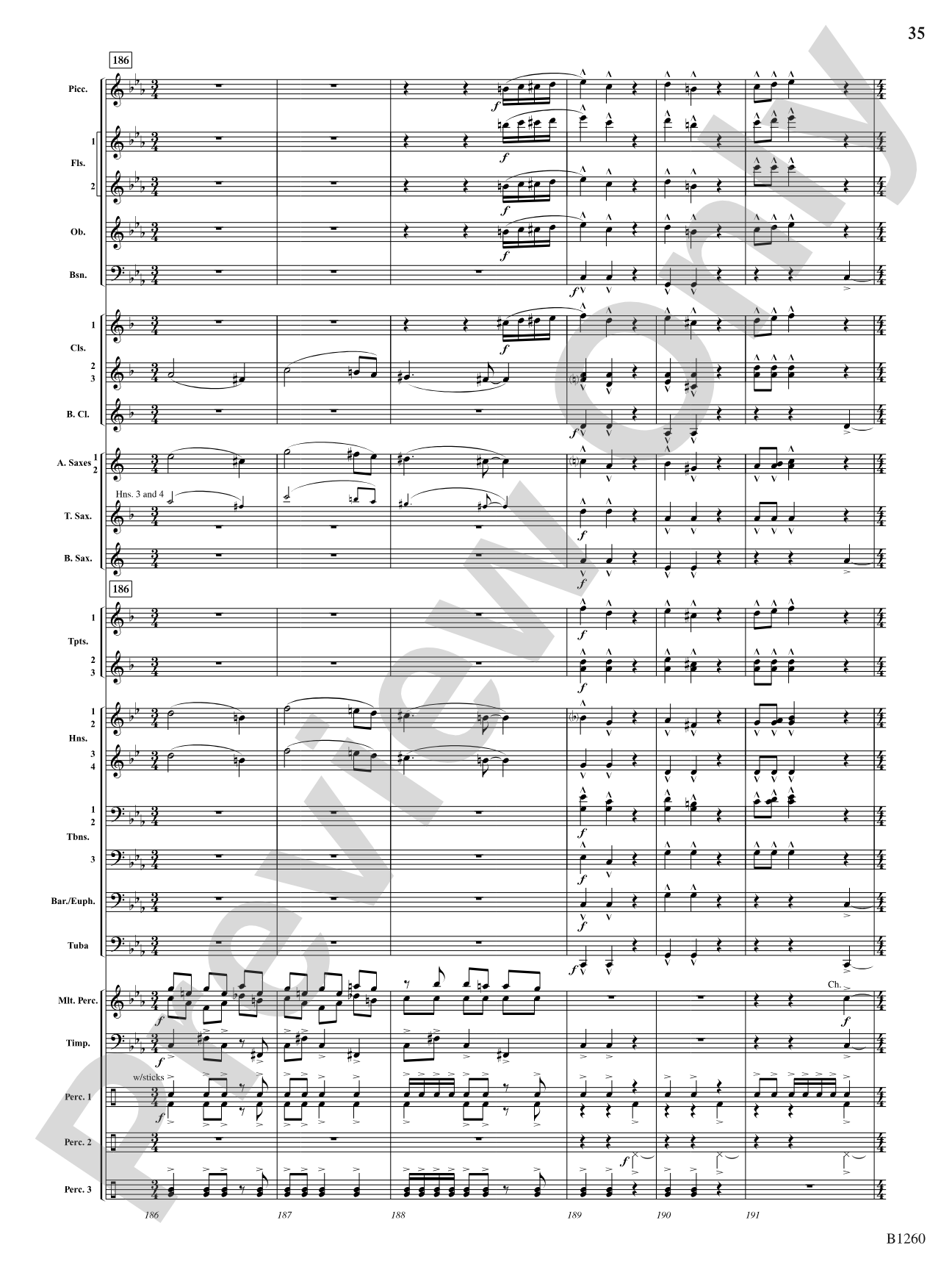 Revolution (Scherzo for Band): Concert Band Conductor Score & Parts