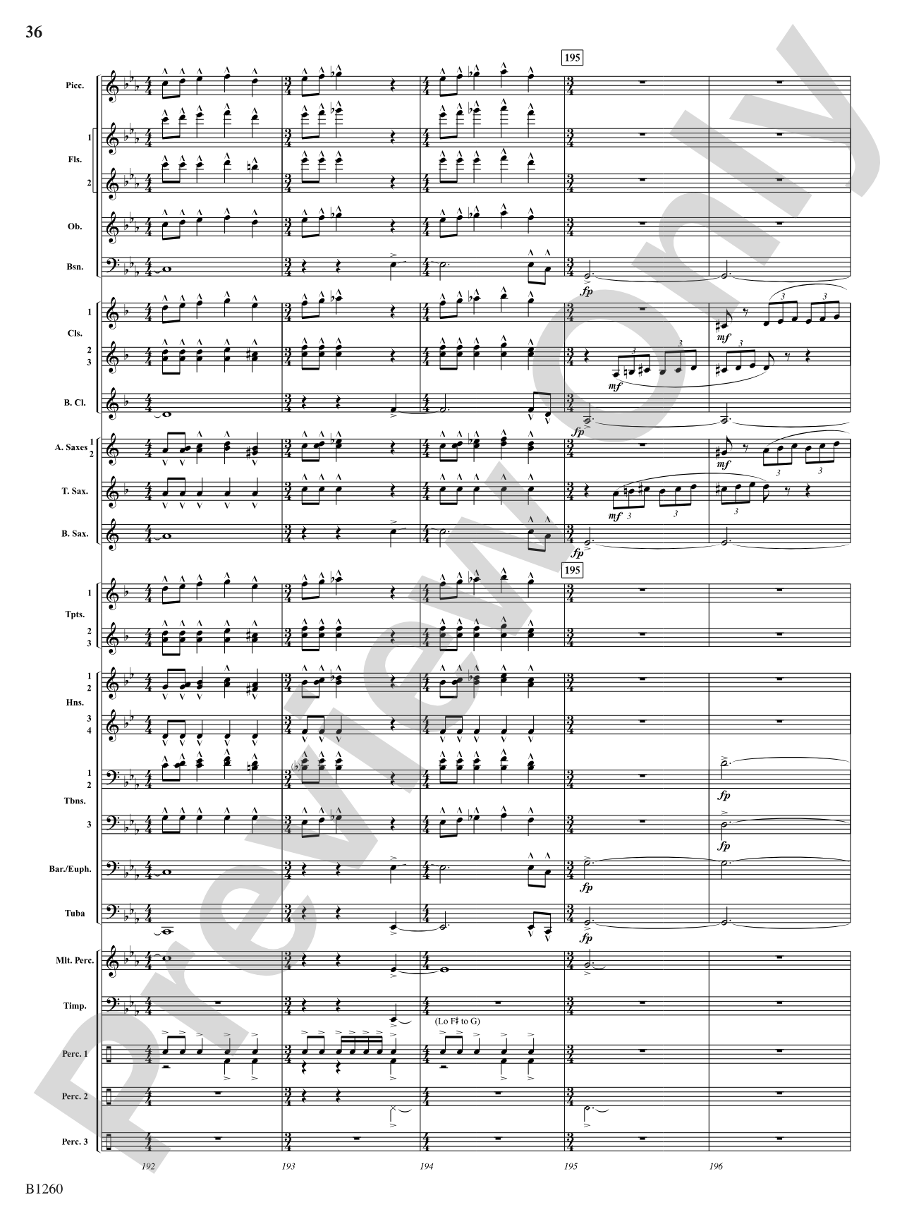 Revolution (Scherzo for Band): Concert Band Conductor Score & Parts