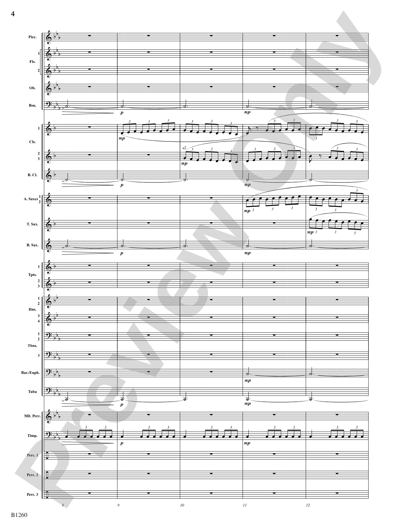 Revolution (Scherzo for Band): Concert Band Conductor Score & Parts