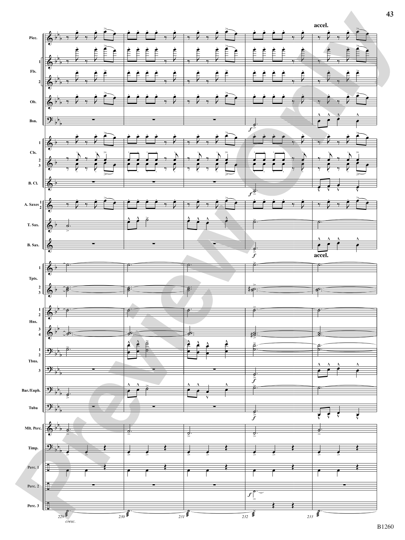 Revolution (Scherzo for Band): Concert Band Conductor Score & Parts