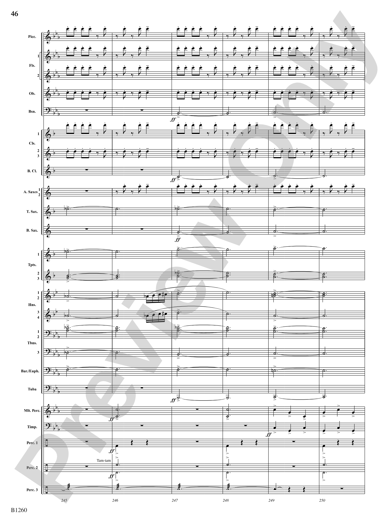 Revolution (Scherzo for Band): Concert Band Conductor Score & Parts