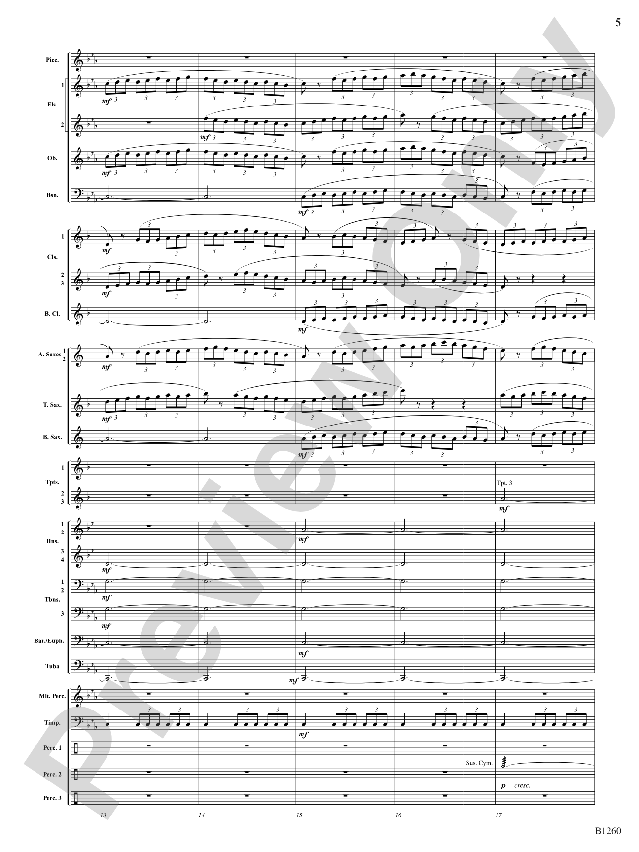 Revolution (Scherzo for Band): Concert Band Conductor Score & Parts