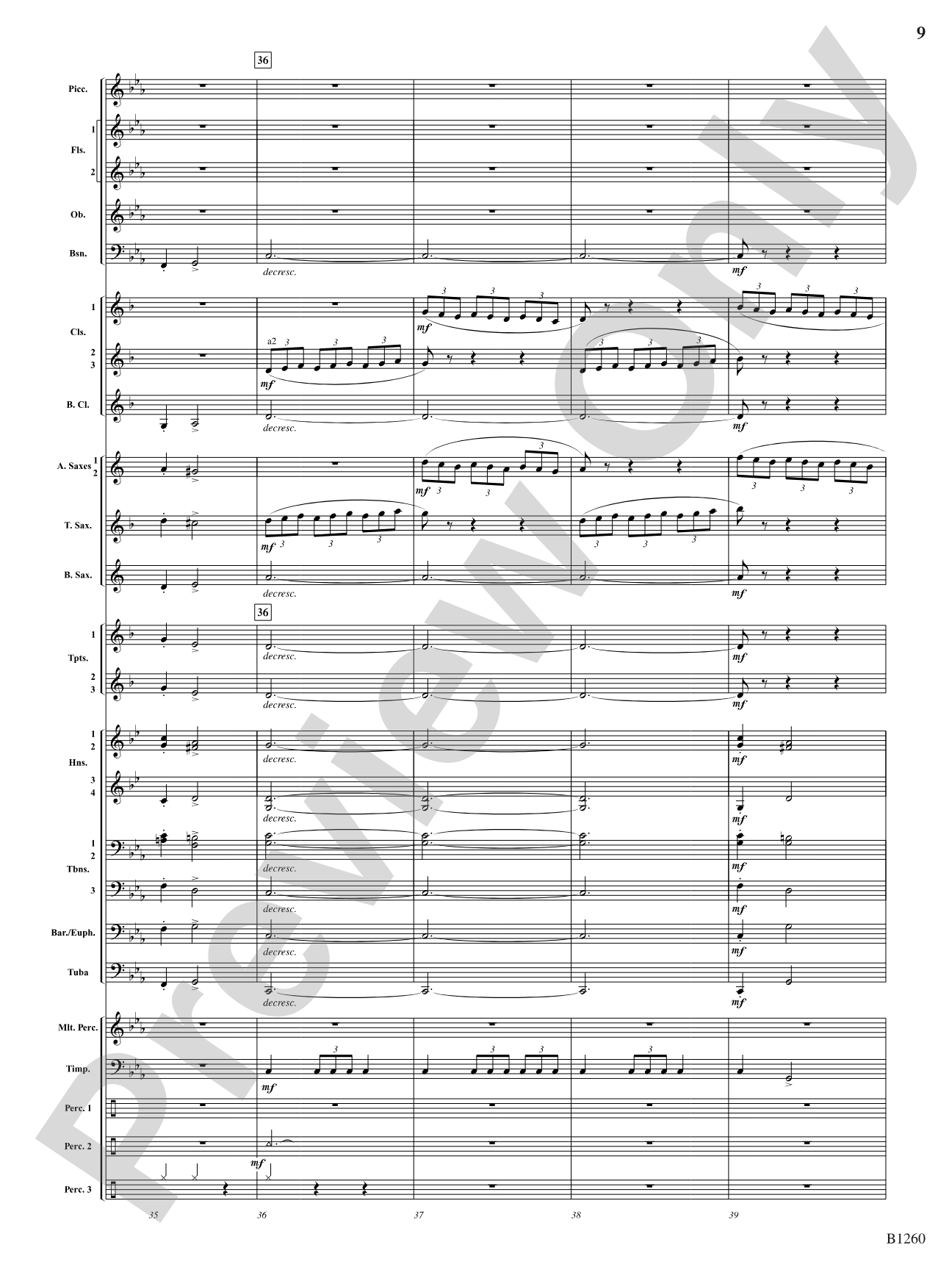 Revolution (Scherzo for Band): Concert Band Conductor Score & Parts