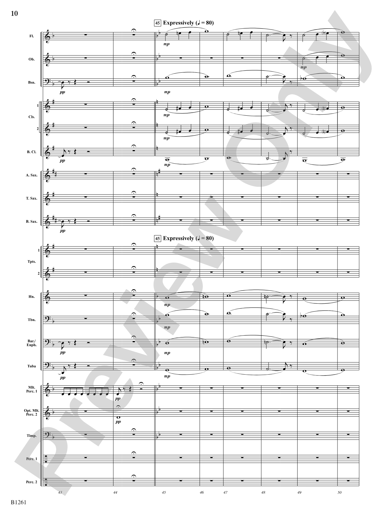 The Lightning Spirit: Score