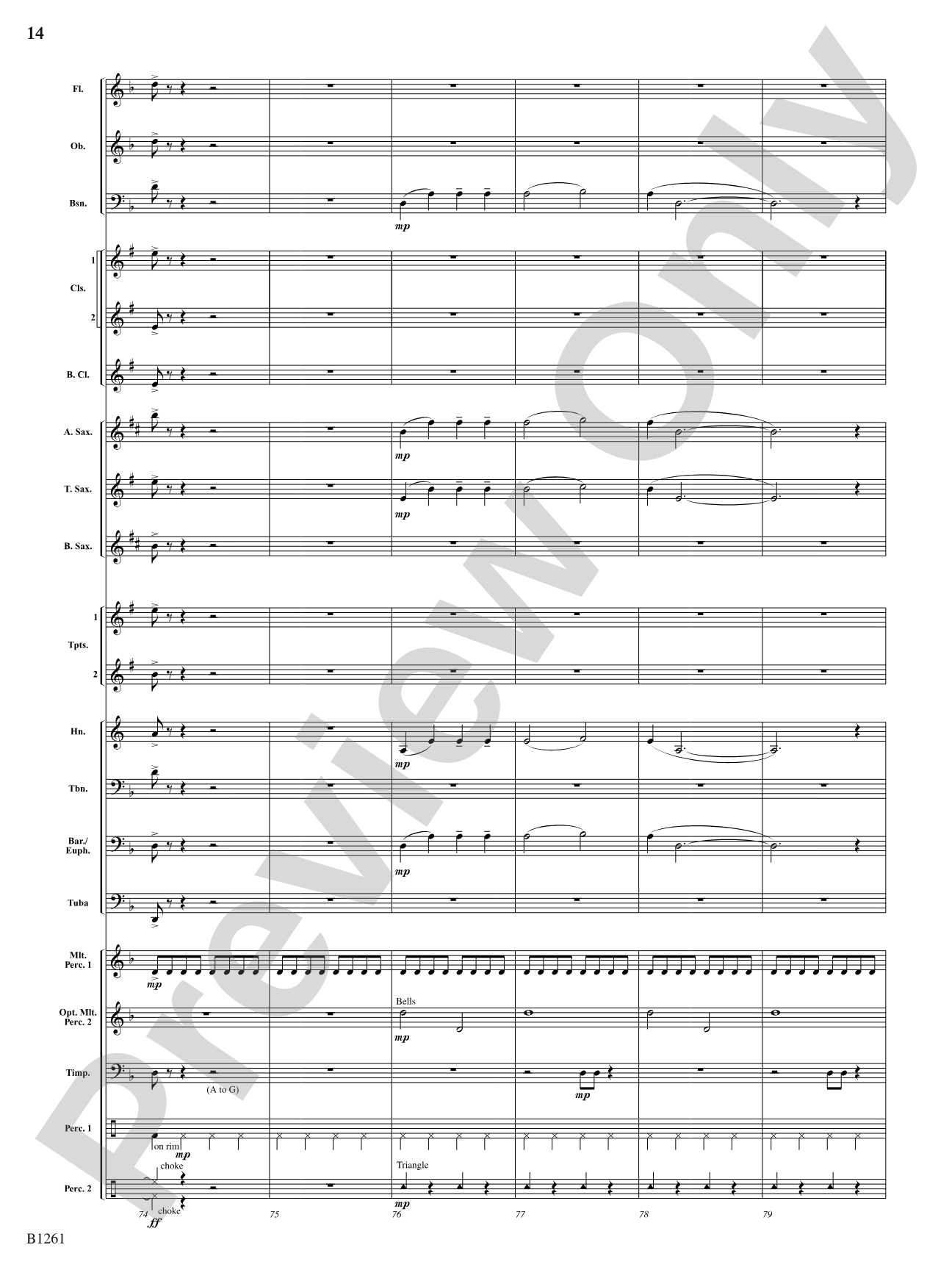 The Lightning Spirit: Score