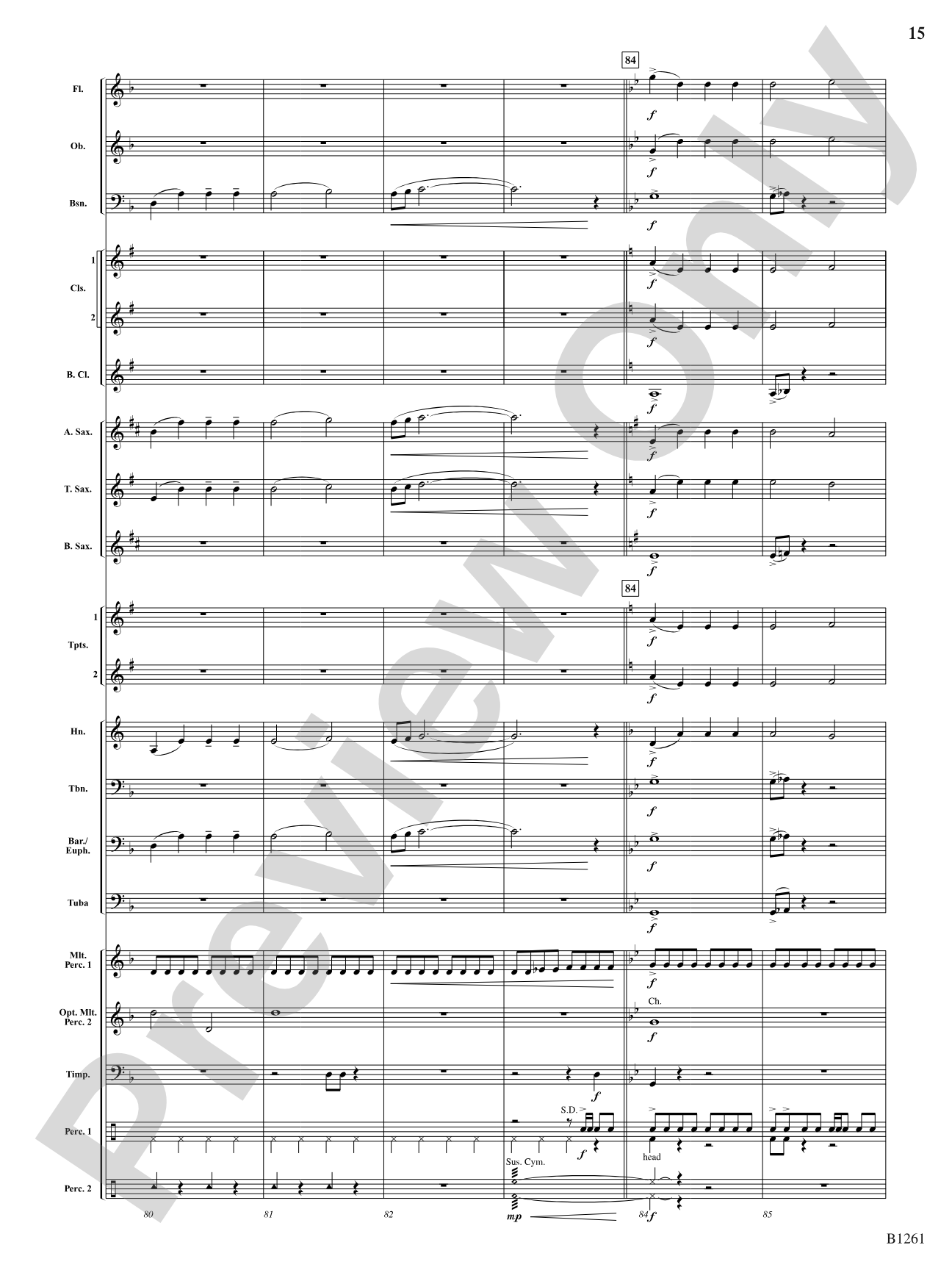 The Lightning Spirit: Score