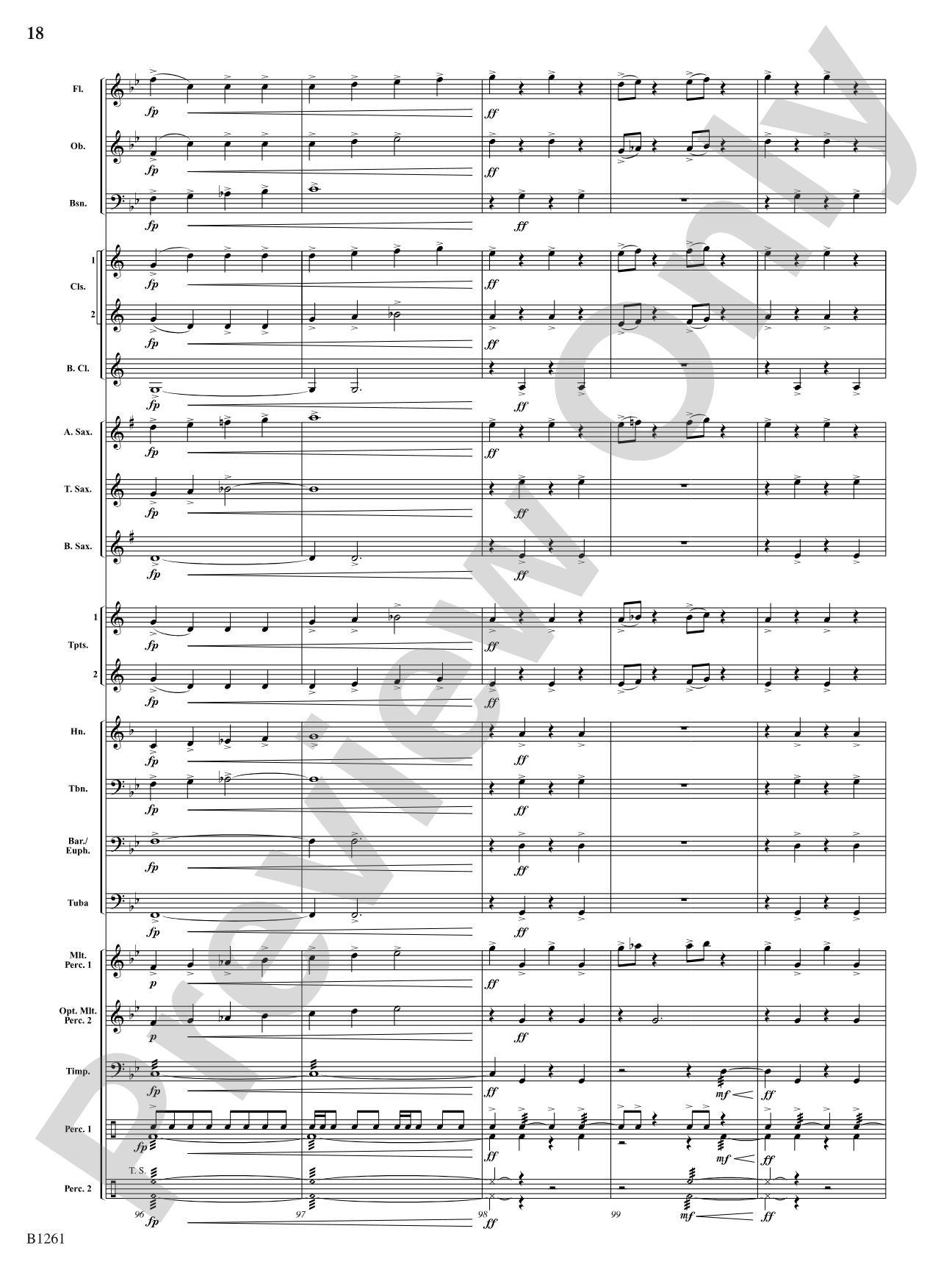 The Lightning Spirit: Score